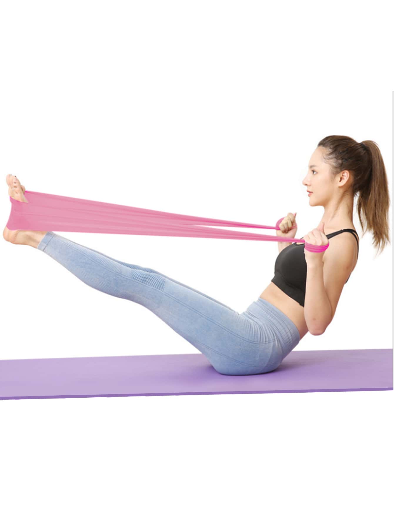 Yoga Stretch Band Fitness Equipment For Women, Shoulder And Back Stretch, Strength Training Resistance Bands For Men