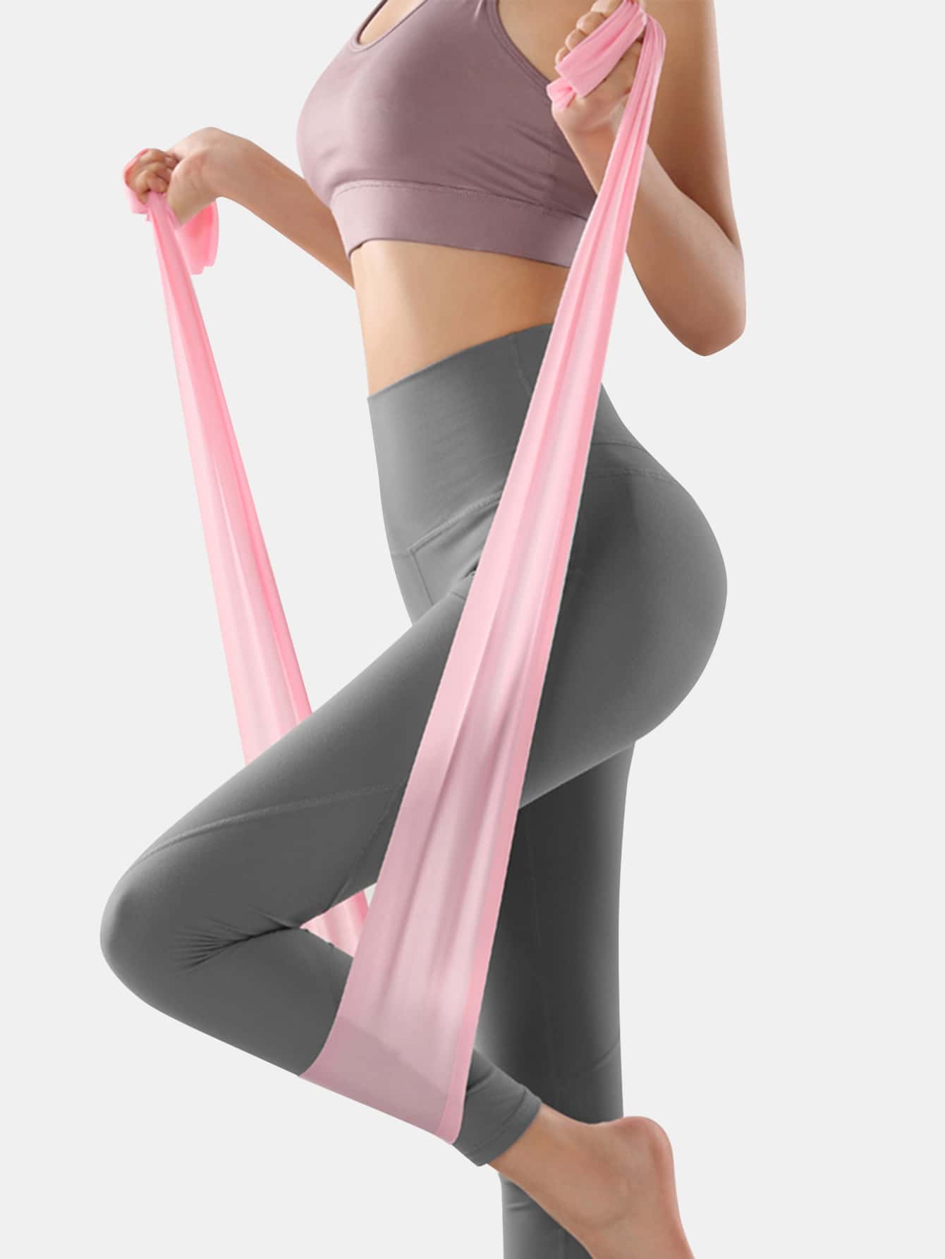 Resistance Bands Elastic Exercise Bands Set For Recovery, Physical, Yoga, Pilates, Rehab,Fitness,Strength Training
