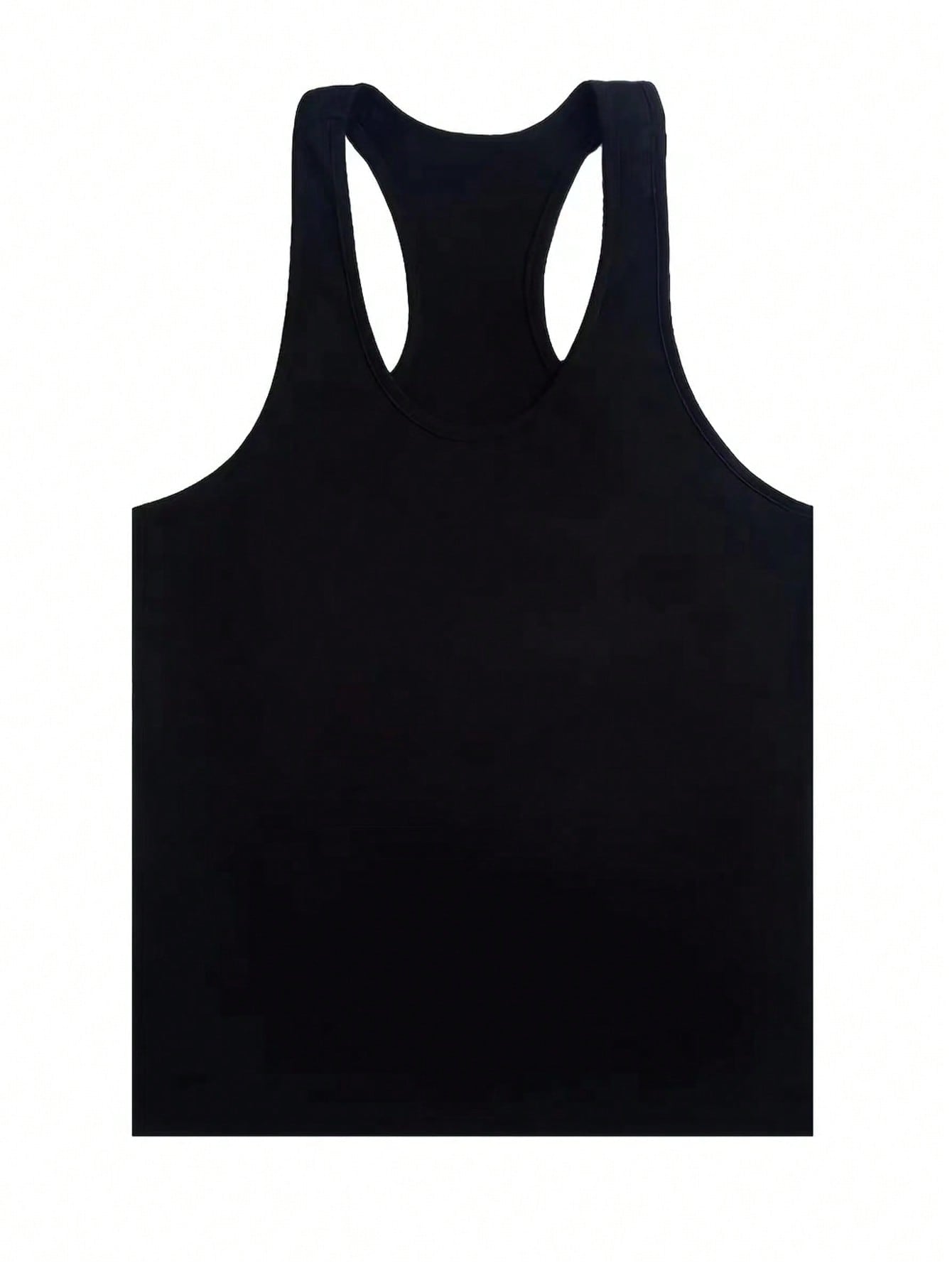 Manfinity Fitness Boyfriend Style Men Solid Racer Back Sports Tank Top Workout Tops Tank Top Pack