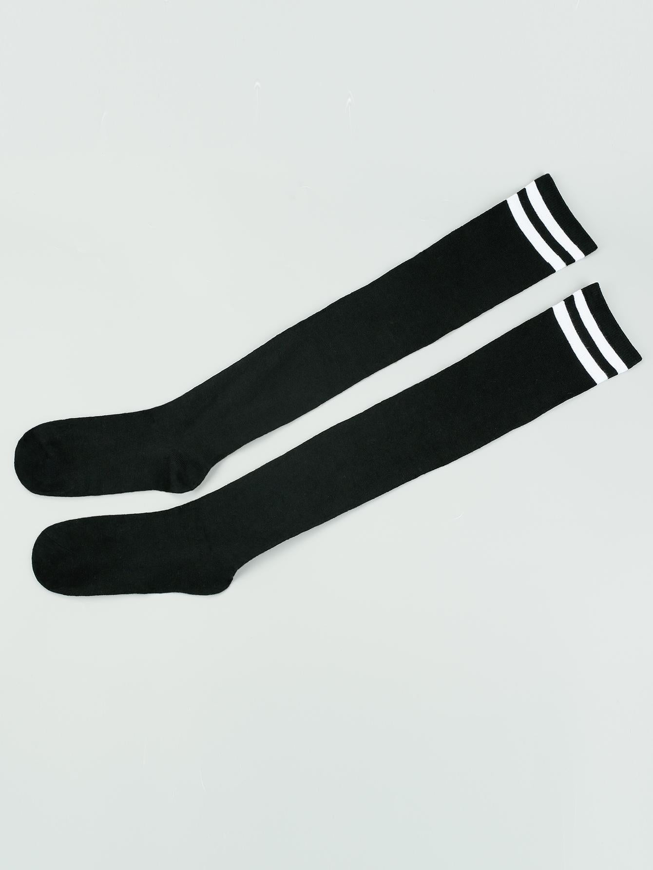 Sports Outdoor Striped Outdoor Compression Sports Socks