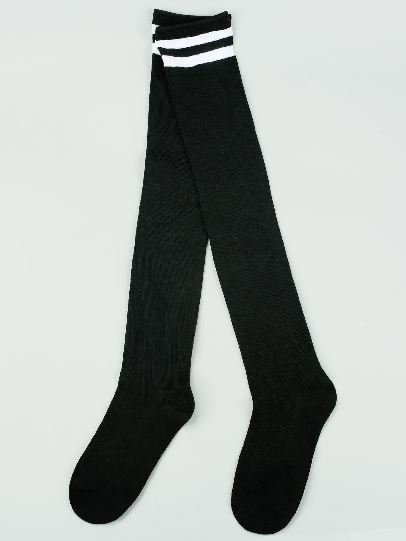 Sports Outdoor Striped Outdoor Compression Sports Socks