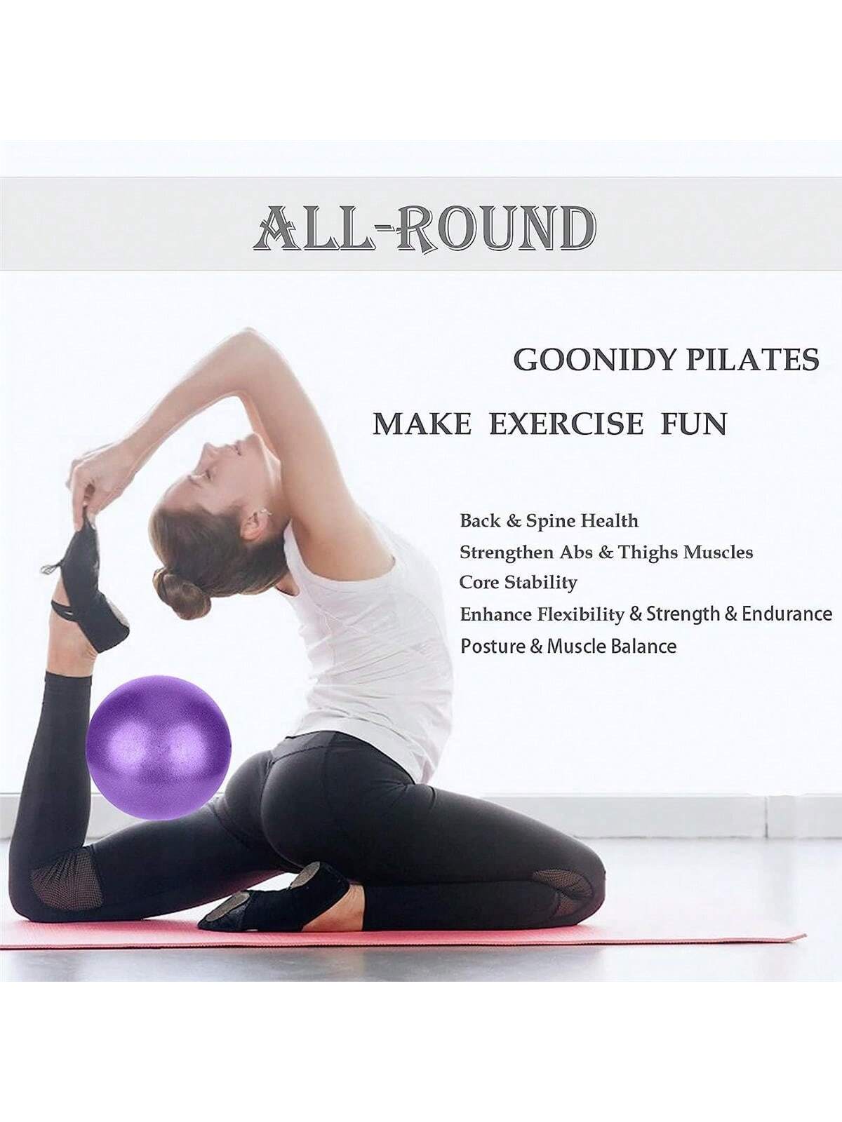 Small Pilates Ball, Mini Workout Ball, Core Ball, 9 Inch Small Exercise Ball, Mini Bender Ball, Pilates, Yoga, Workout