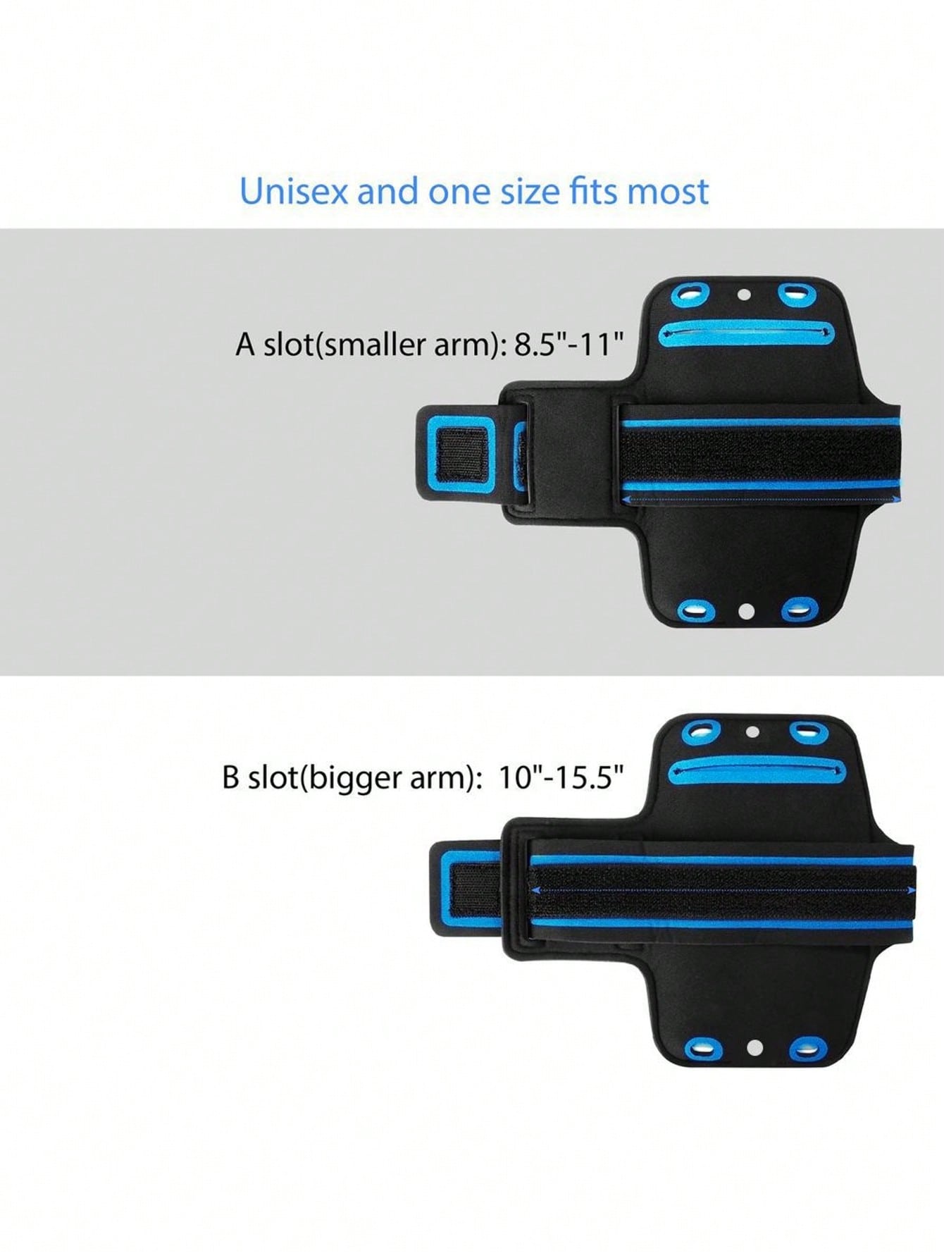Insten Running Armband Cell Phone Holder for iPhone 13 Mini/12 Mini/SE (3rd 2nd Gen) up to 5.5")