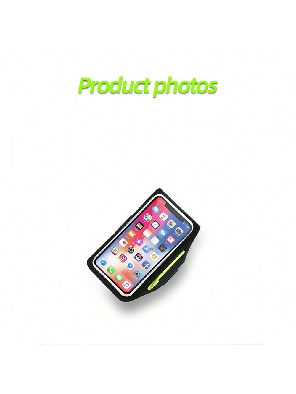 Running Armband With Earphones Bag Cell Phone Armband Compatible With IPhone Water Resistant Sports Phone Holder Case