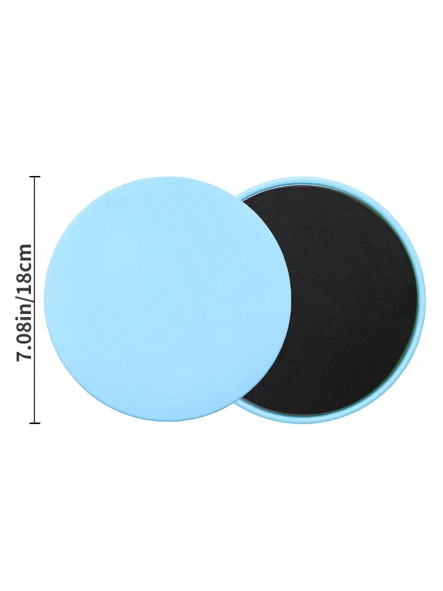 2pcs Dual Sided Core Sliders For Abdominal Muscle Training, Home Gym Fitness, Yoga, And Pilates