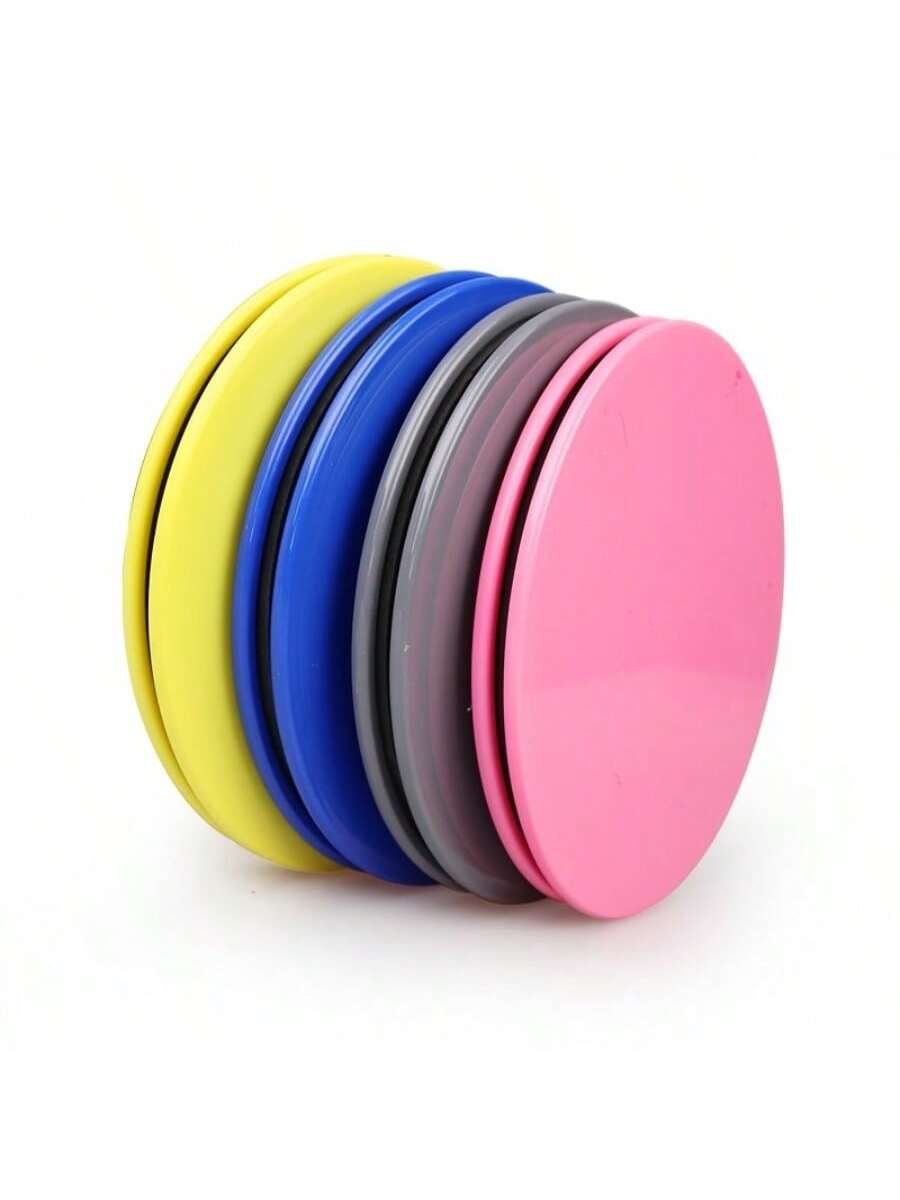 2pcs Dual Sided Core Sliders For Abdominal Muscle Training, Home Gym Fitness, Yoga, And Pilates