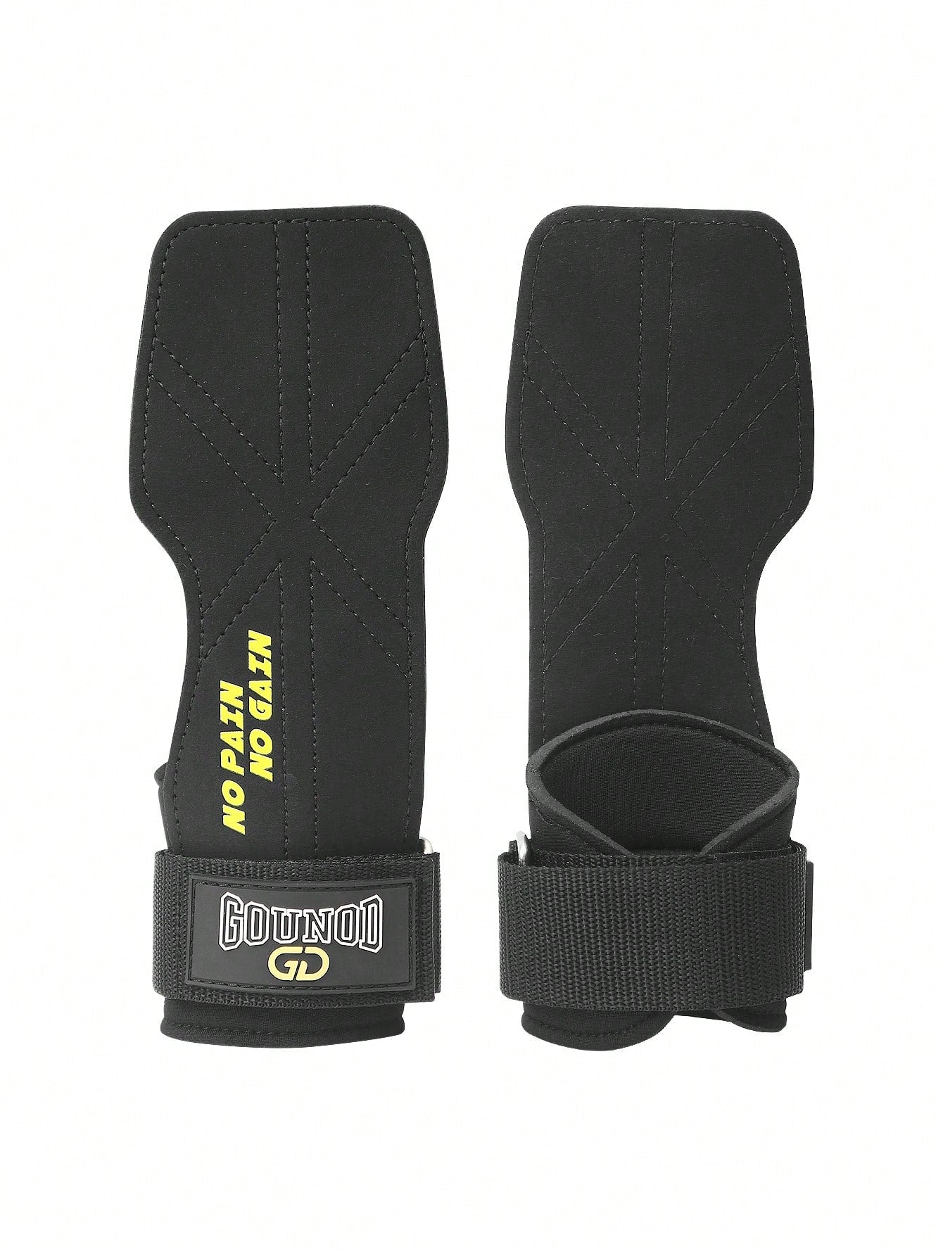 GOUNOD 1pair Microfiber Wrist Straps, For Weightlifting Maximum Grip Support - Lifting Deadlift Strap