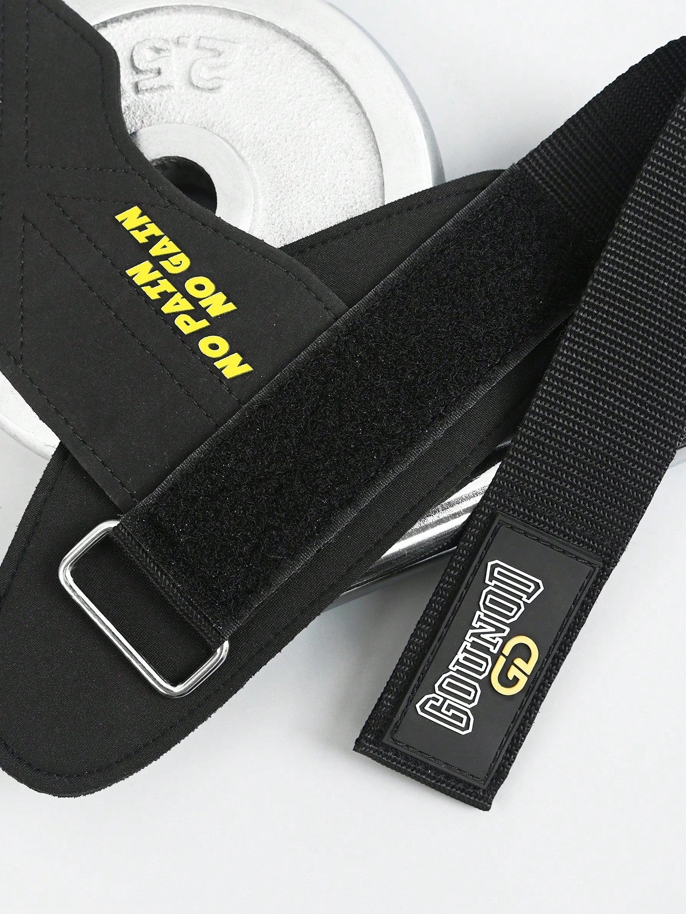 GOUNOD 1pair Microfiber Wrist Straps, For Weightlifting Maximum Grip Support - Lifting Deadlift Strap