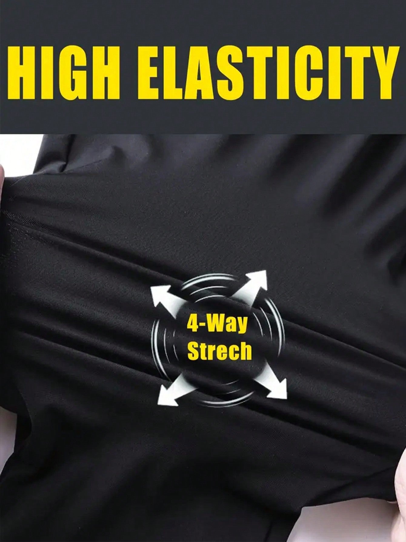 Summer Boyfriend Style Men High Elasticity Comfortable Zipper Pocket Adjustable Waist Ideal For Exercise And Training Machine Washable Casual Long Pants