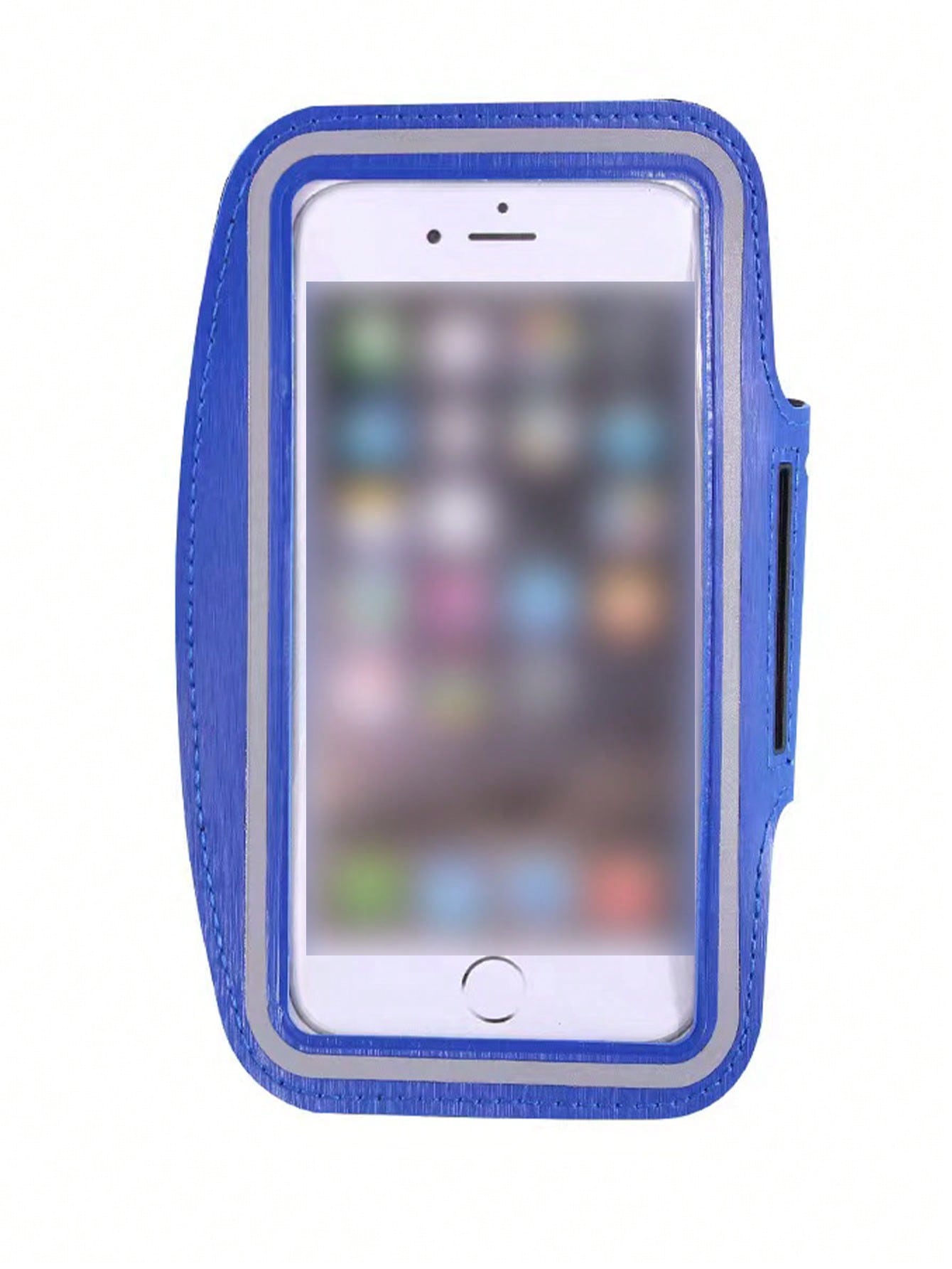 1pc Sports Armband For 5.5-Inch Smartphones, Lightweight, Breathable, With Storage For Phone, Cash, Earphones, And Other Small Items, Perfect For Running And Workouts