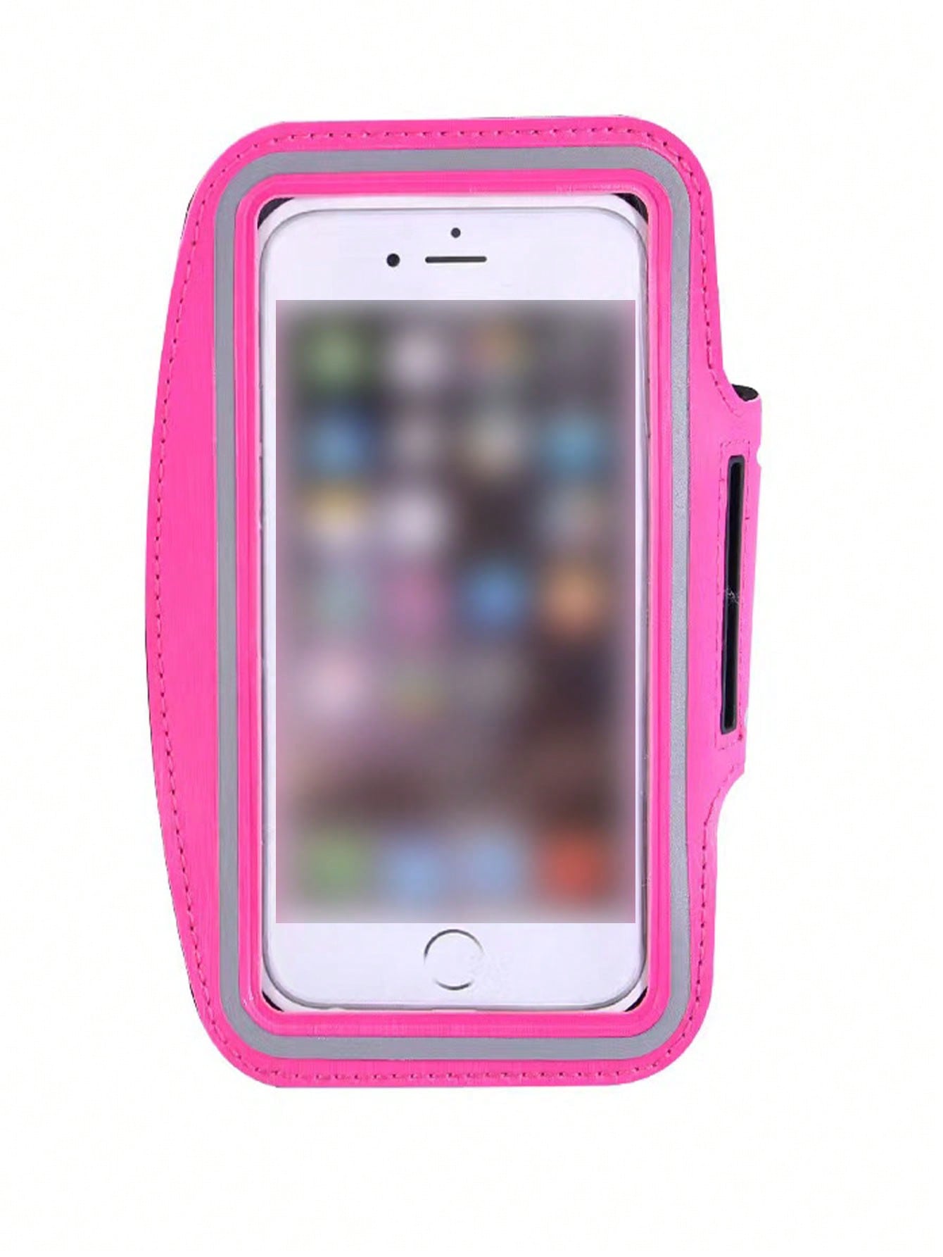 1pc Sports Armband For 5.5-Inch Smartphones, Lightweight, Breathable, With Storage For Phone, Cash, Earphones, And Other Small Items, Perfect For Running And Workouts