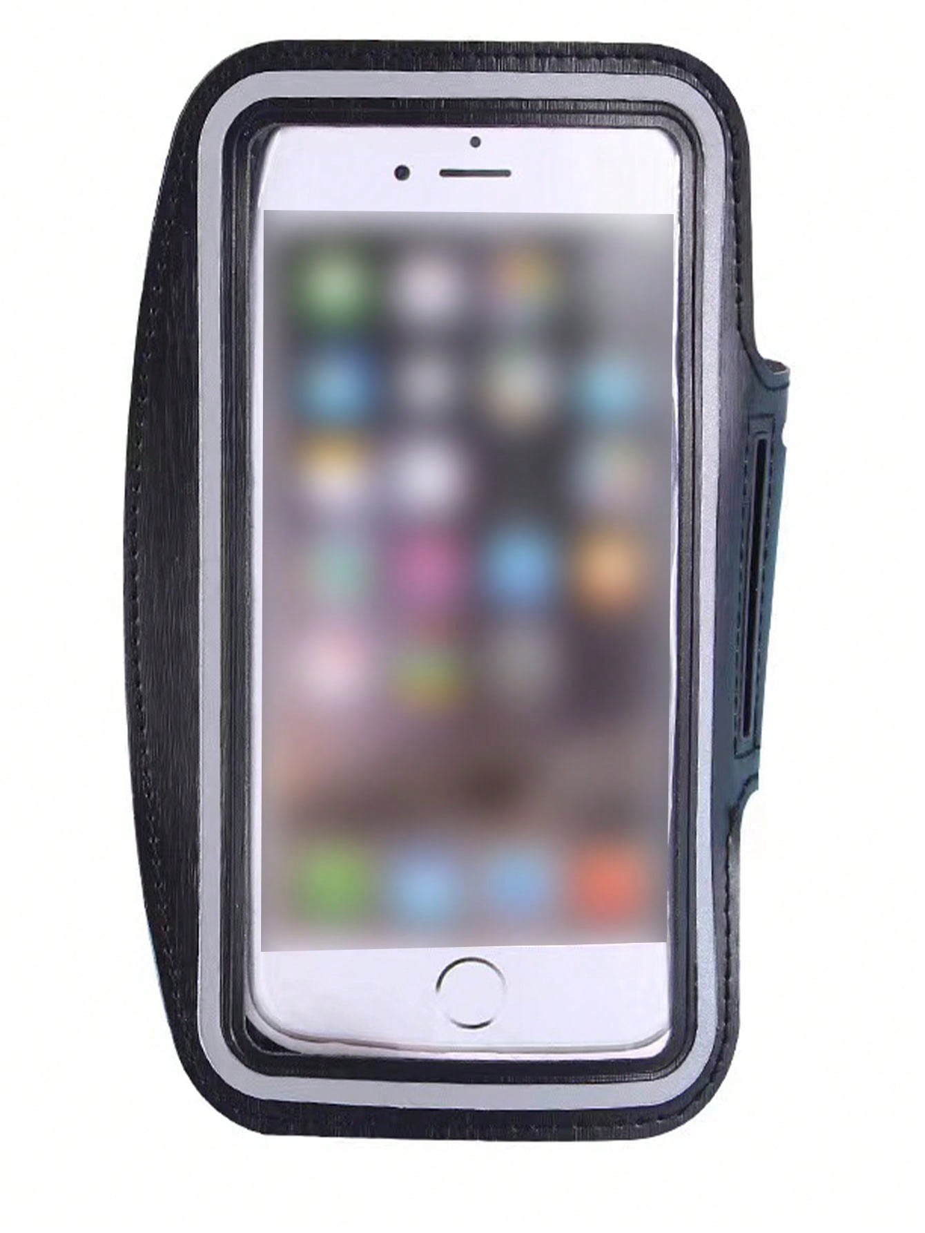 1pc Sports Armband For 5.5-Inch Smartphones, Lightweight, Breathable, With Storage For Phone, Cash, Earphones, And Other Small Items, Perfect For Running And Workouts