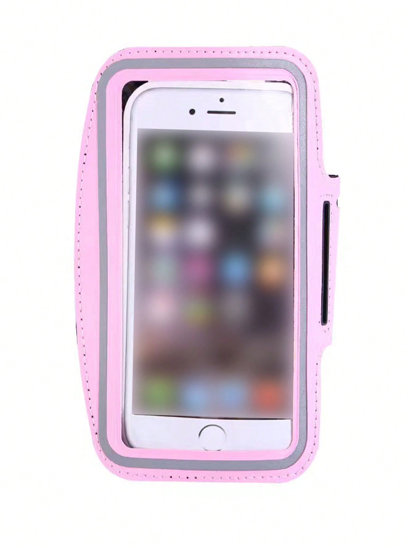 1pc Sports Armband For 5.5-Inch Smartphones, Lightweight, Breathable, With Storage For Phone, Cash, Earphones, And Other Small Items, Perfect For Running And Workouts