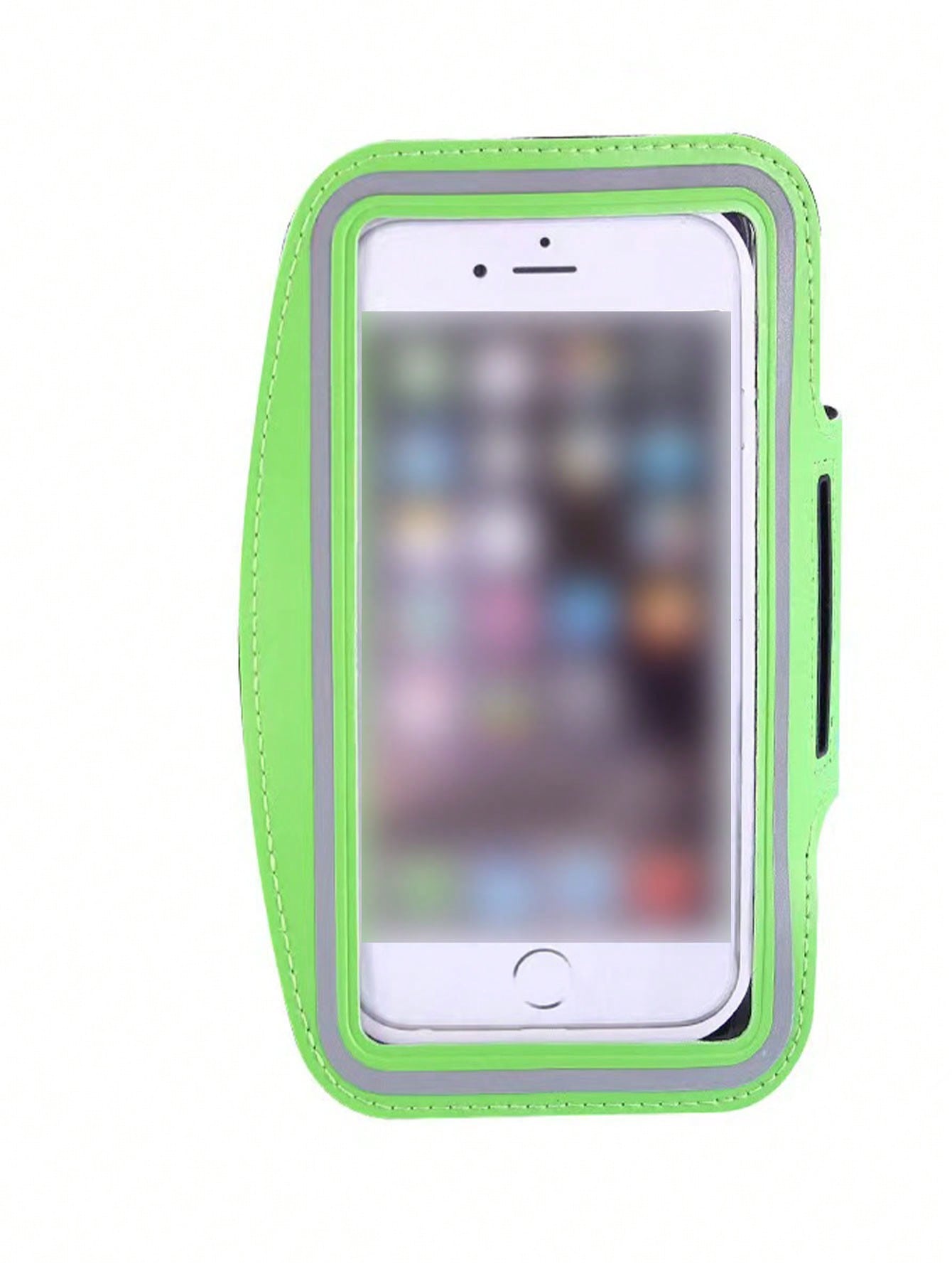 1pc Sports Armband For 5.5-Inch Smartphones, Lightweight, Breathable, With Storage For Phone, Cash, Earphones, And Other Small Items, Perfect For Running And Workouts