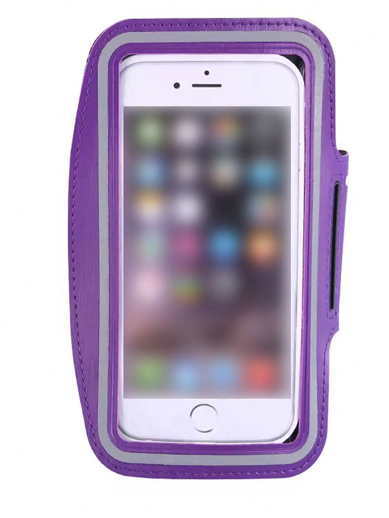 1pc Sports Armband For 5.5-Inch Smartphones, Lightweight, Breathable, With Storage For Phone, Cash, Earphones, And Other Small Items, Perfect For Running And Workouts