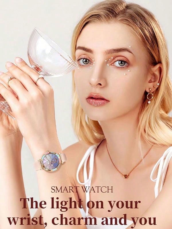 INEYES 2024 New Smartwatch For Women (Answer/Make Call) With 1.27'' HD Screen 100 Sport Modes Health Fitness Tracker Breathing Training/Sleep Monitor IP67 Waterproof Smart Watch Compatible With IOS Android IPhone