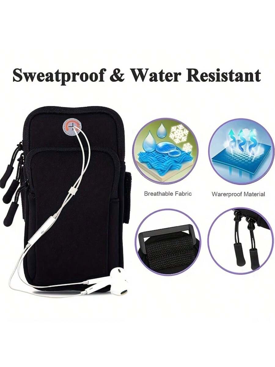 Ultimate Waterproof Running Arm Bag - Safeguard Your Phone During Intense Workouts - Sweat-Proof, Adjustable Fit For All Sizes