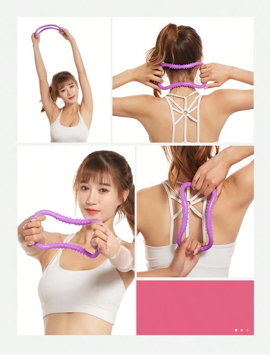 Yoga Circle Magic Pilates Ring Stretching Resistance Band Back Expander Exercise Fitness Equipment