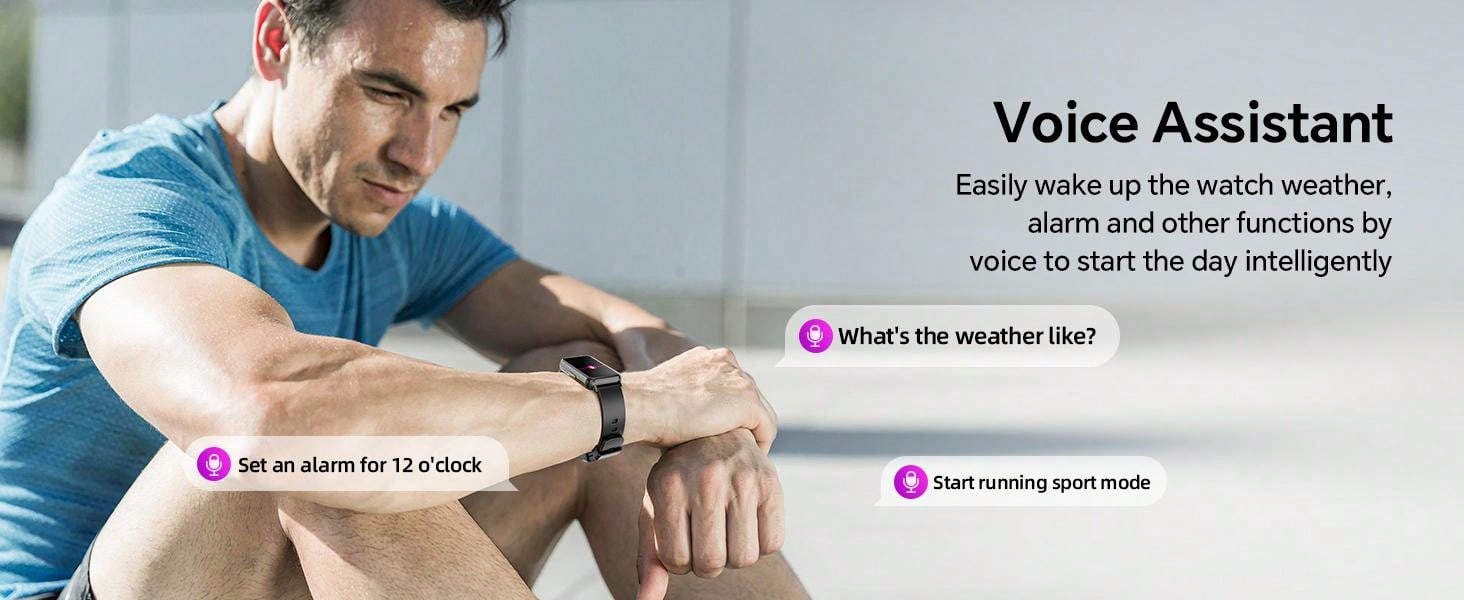 Hwagol 1.45-Inch Smart Watch, Sports And Fitness Tracker, Compatible With Android IPhone, Women's Smart Watch, Sleep Monitoring Watch/100 Sports Modes, Step Counting And Calorie Men's Smart Watch
