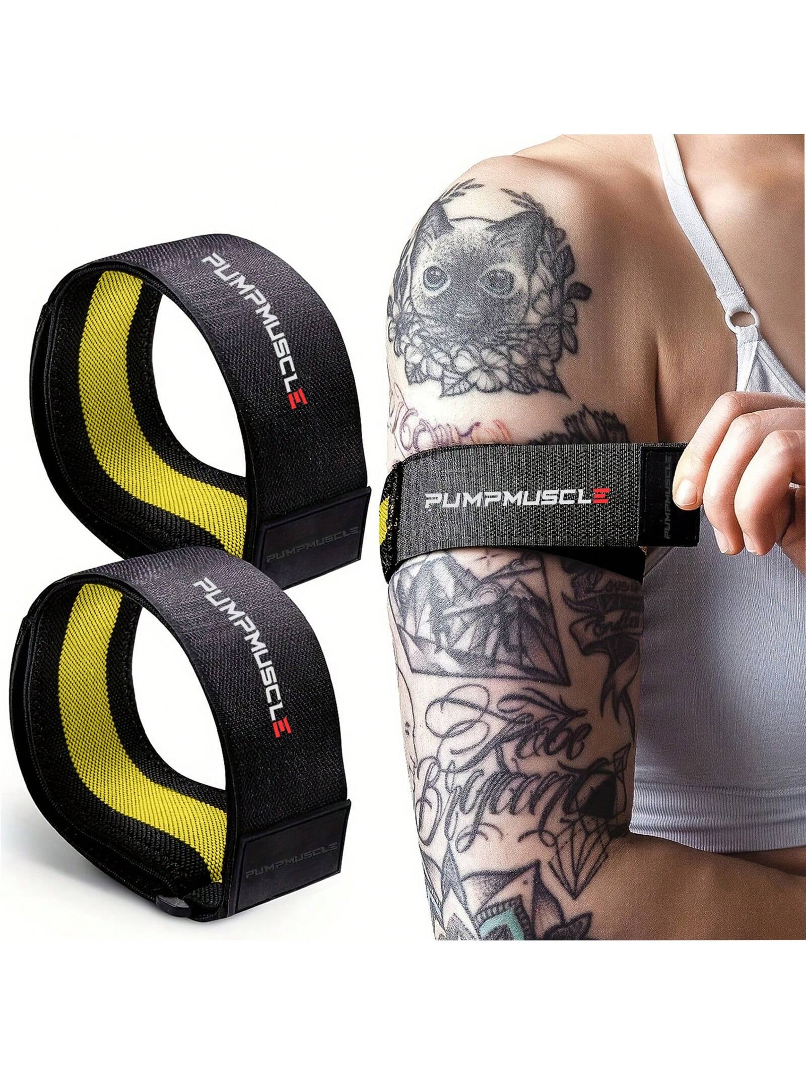 2pcs Occlusion Resistance Bands For Exercising Butt, Squat,Thigh, Arms,Brf Bands,Gain Muscle Without Heavy Weight Lifting,Quick-Release Elastic Strap