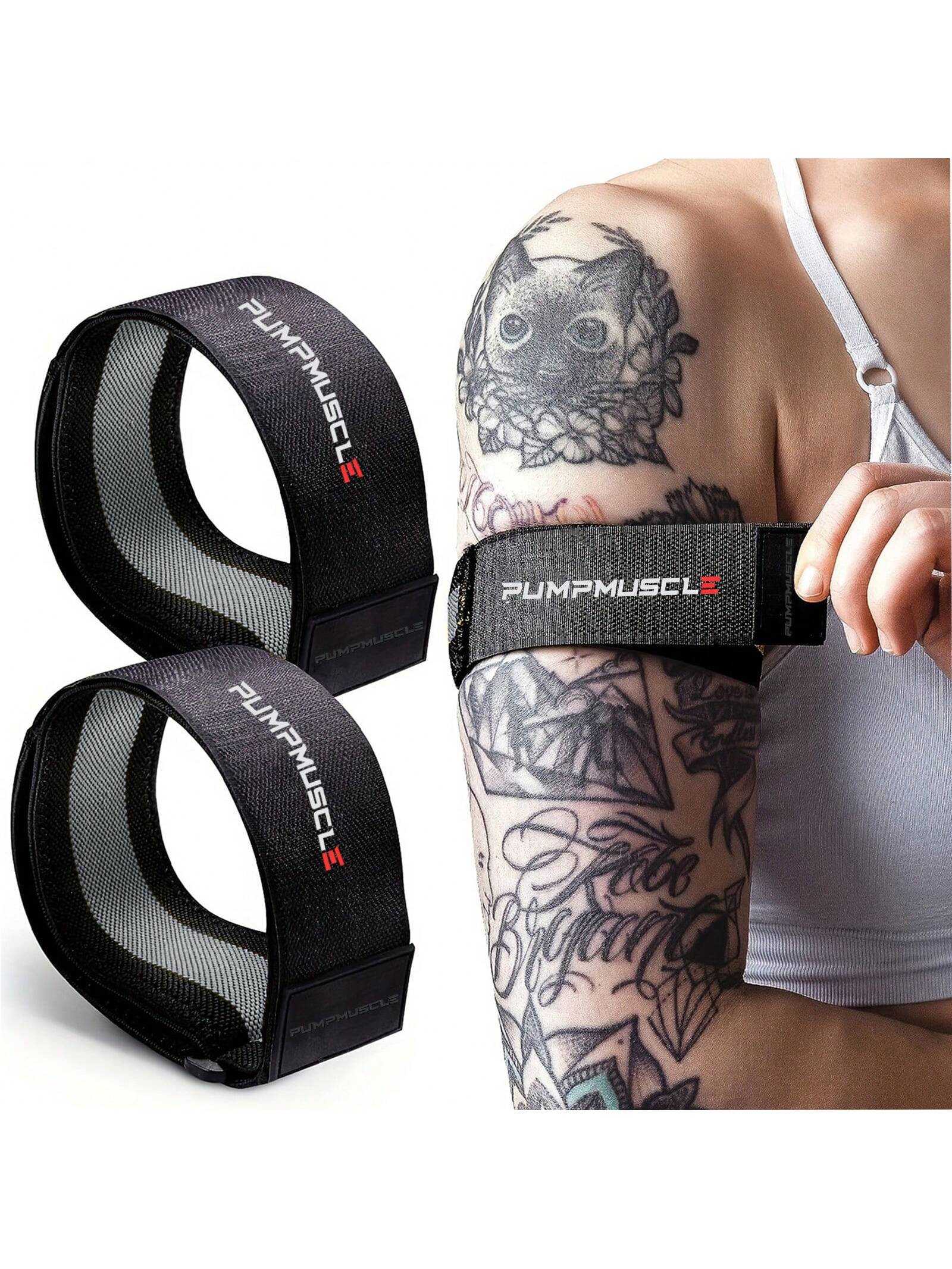 2pcs Occlusion Resistance Bands For Exercising Butt, Squat,Thigh, Arms,Brf Bands,Gain Muscle Without Heavy Weight Lifting,Quick-Release Elastic Strap