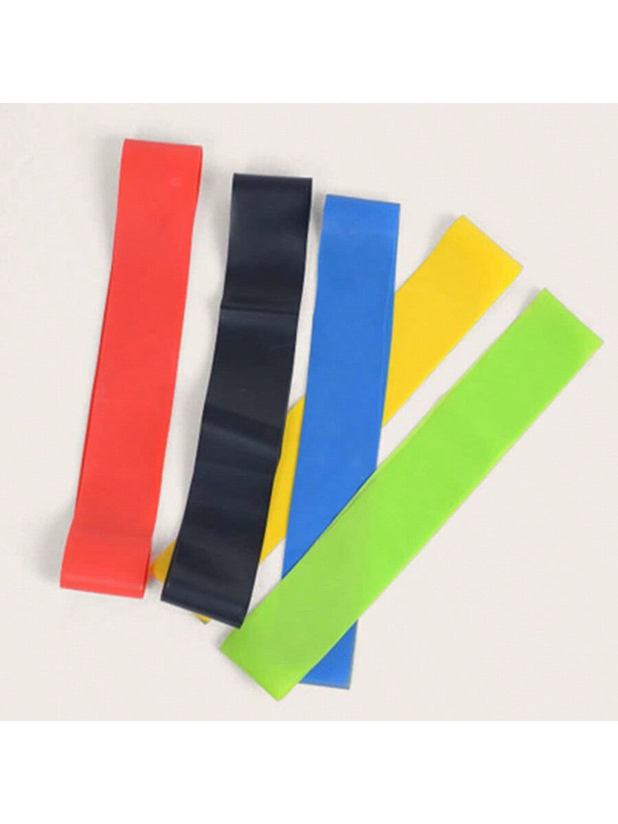 Exercise Workout Bands For Women And Men, 5 Set Of Stretch Bands For Booty Legs, Pilates Flexbands