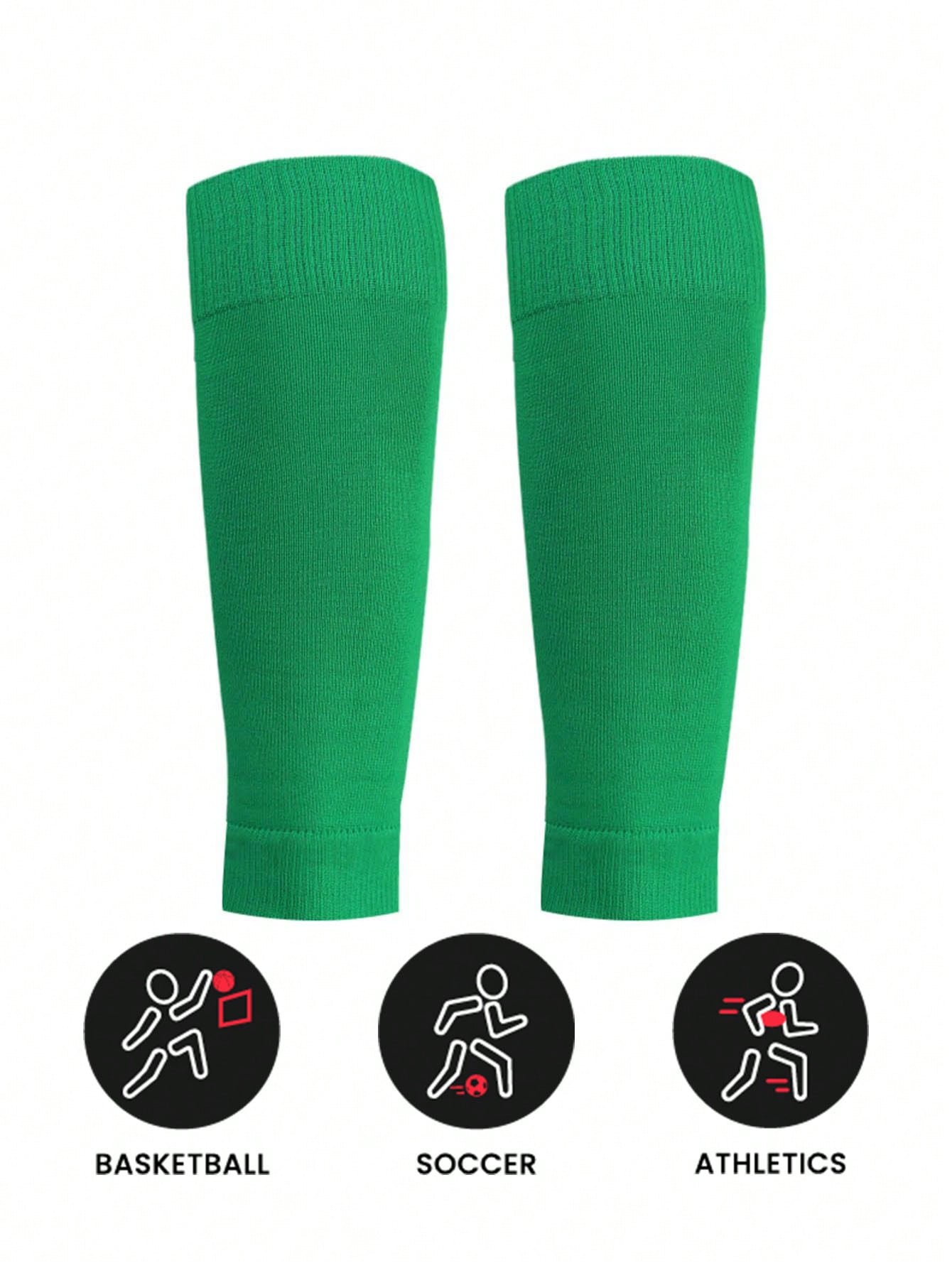 Sports Outdoor Solid Color Knitted Fabric Compression Sports Calf Sleeve