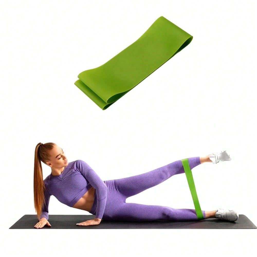 1pc Yoga Resistance Band Fitness Elastic Band Yoga Exercise Stretching Band For Squat Glute Training Hip Booty Band