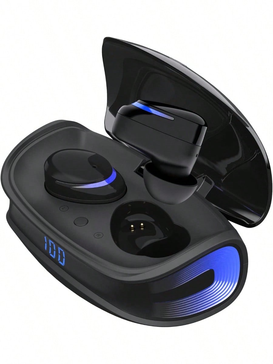 Wireless Earbuds, Cshidworld TWS Earbuds, Bt 5.0 Headphones, IPX8, Built-In Mic, Charging Case