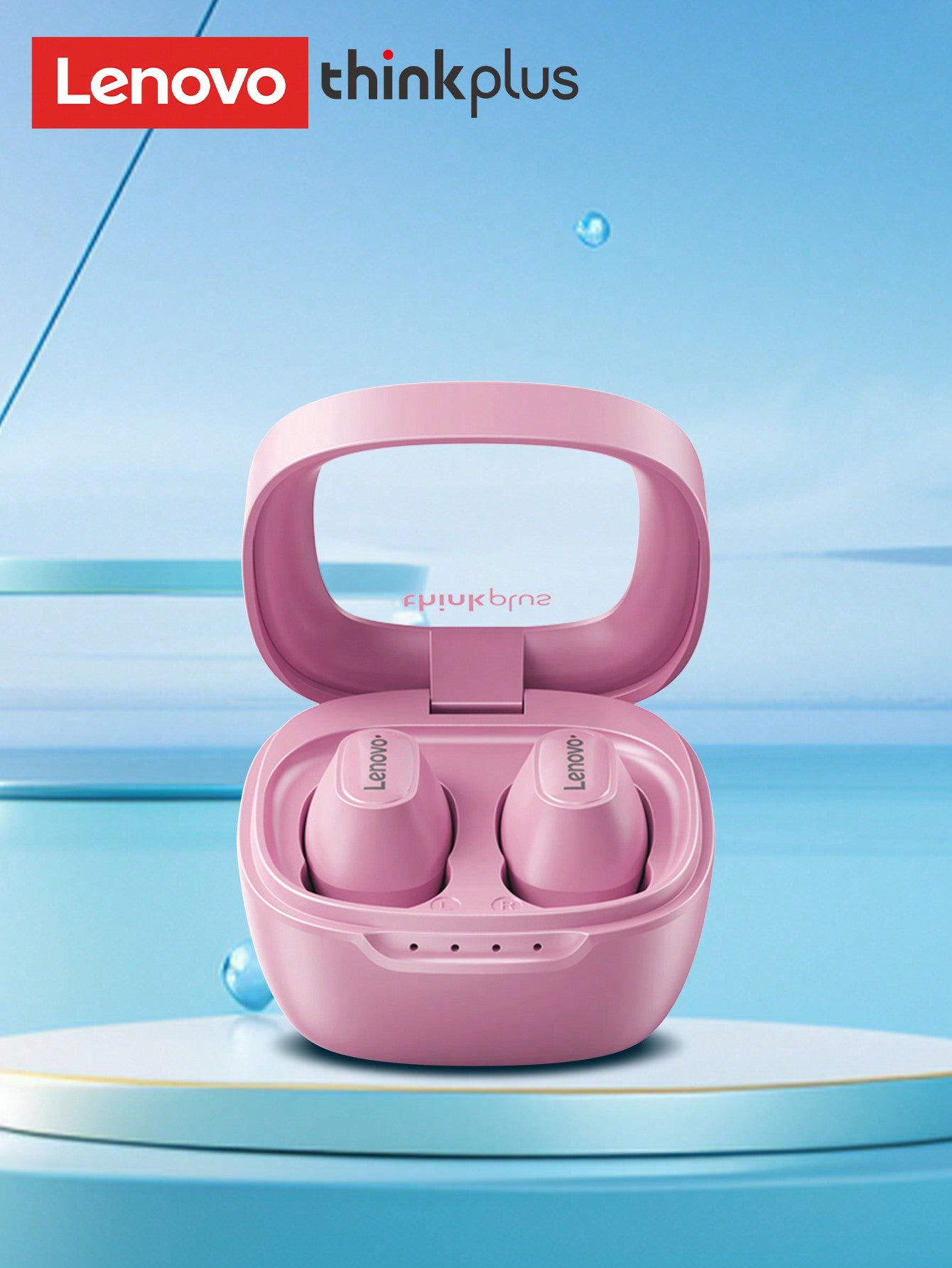 Lenovo XT62 Bluetooth Earphones, Half-In-Ear Style, High Definition Stereo Surround Sound Quality, Music