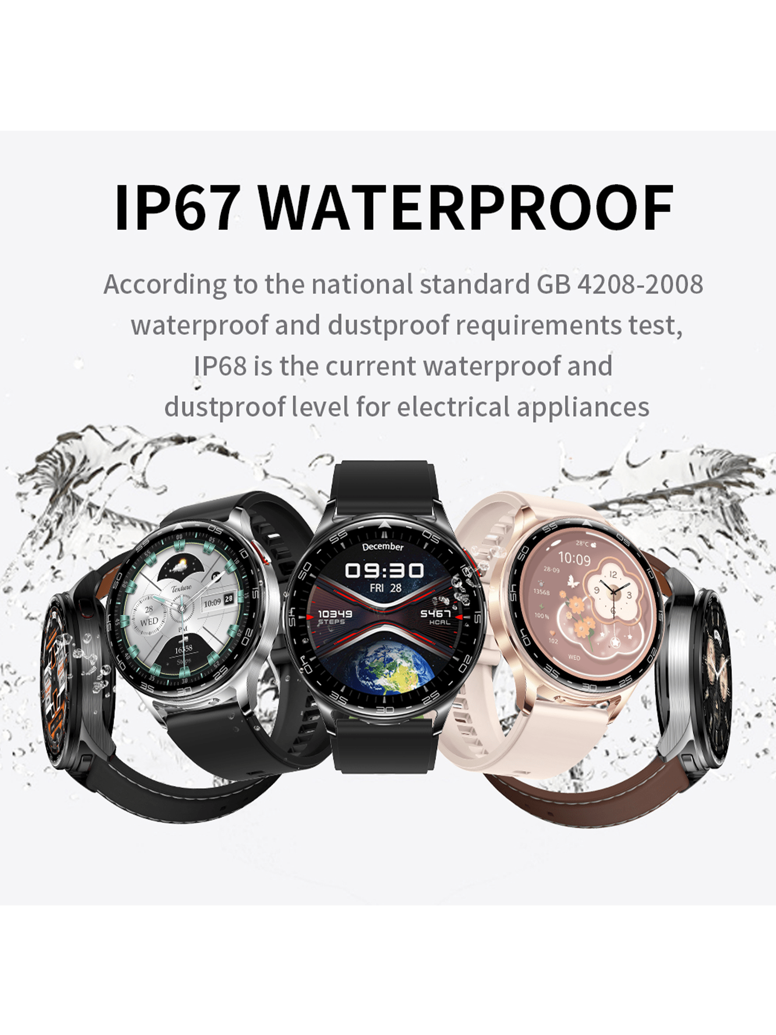 LinsonK 1pc Smart Watches For Women Men With Earbuds Bluetooth Call 1.39" HD Screen 2 In 1 Outdoor Smartwatch IP67 Waterproof Fitness Tracker With Heart Rate Sleep Monitor Pedometer For IOS Android