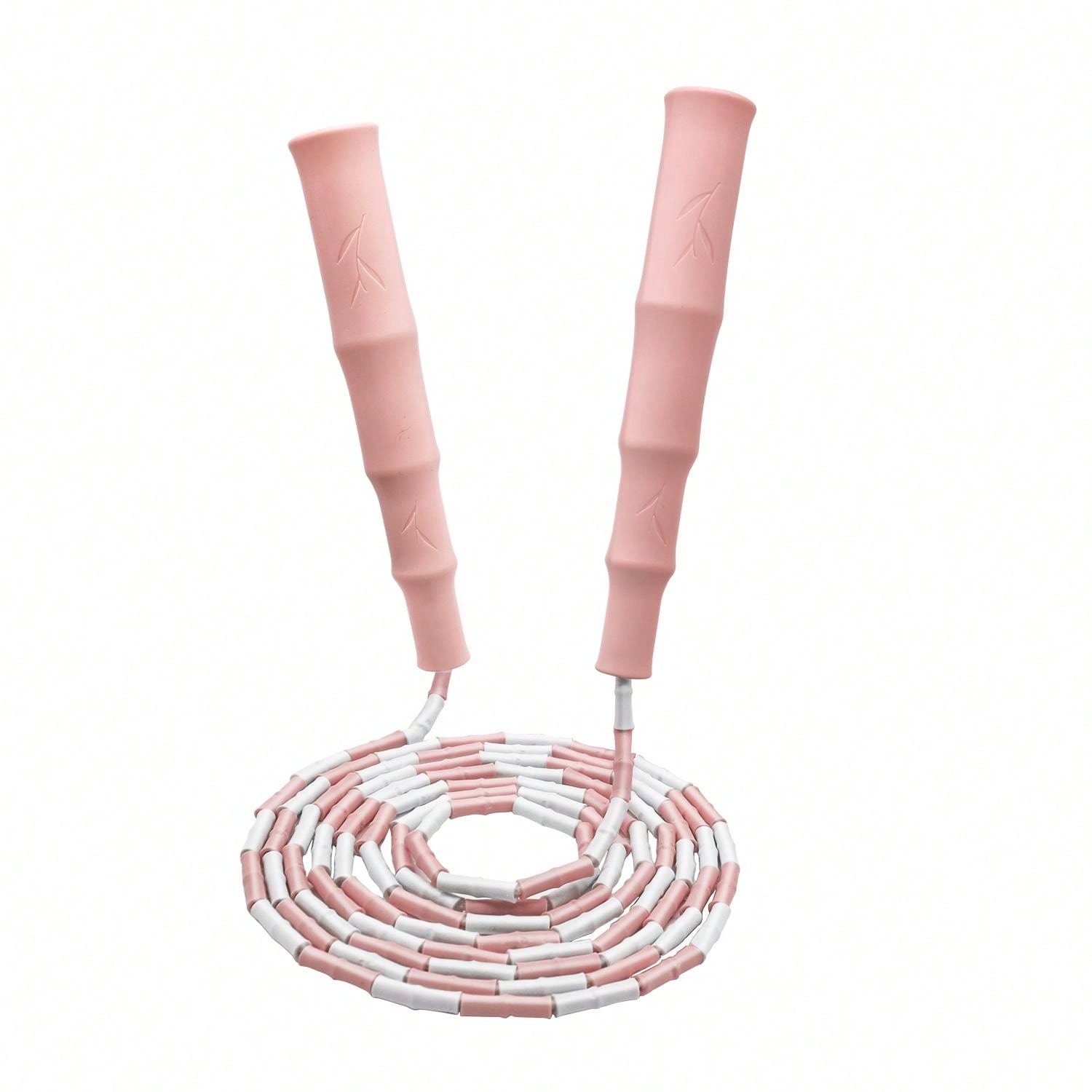 2Pack Beaded Sports Jump Rope 110.2 "- Split Jump Rope - Durable Shatterproof Outdoor Beads - Lightweight And Easy To Wrap Workout Training - Easy To Adjust Fitness Jump Rope