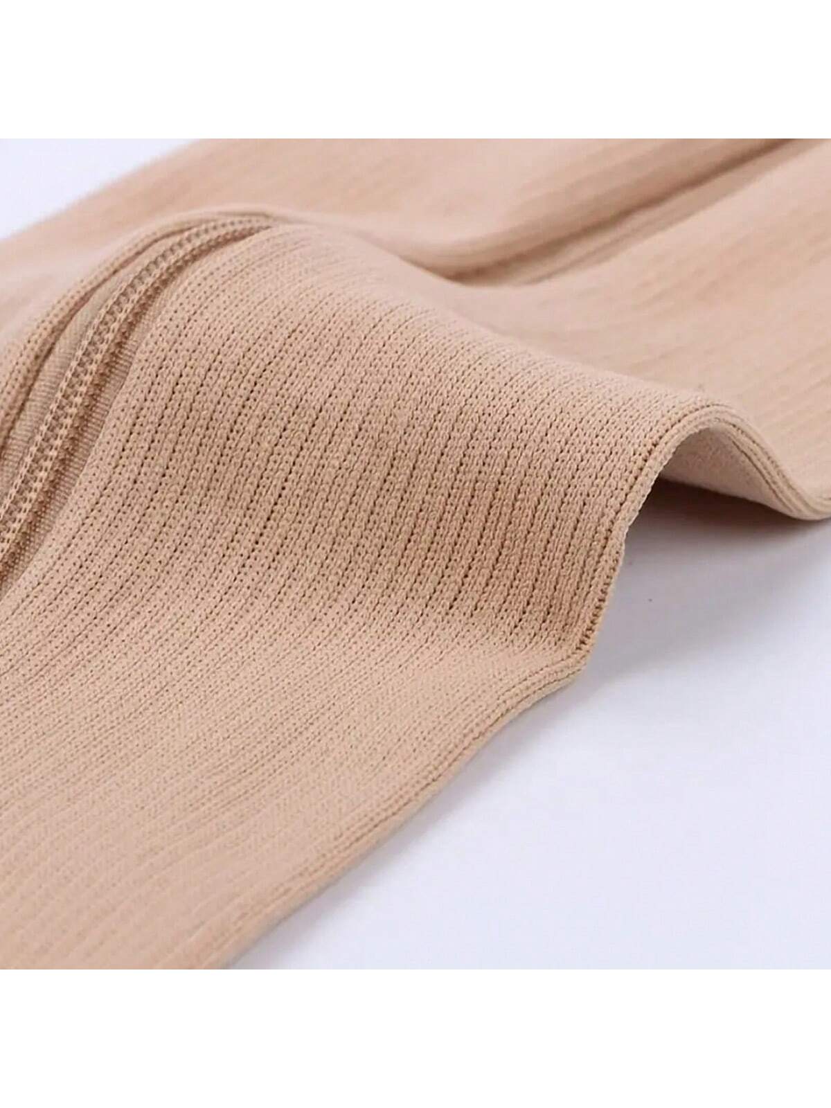1 Pair Toe-Less Compression Socks With Side Zipper, Toe Exposed Pressure Socks, Multi-Functional Calf Sleeves, Sleep Elastic Compression Hosiery, Suitable For All-Day Wear, Sports Socks