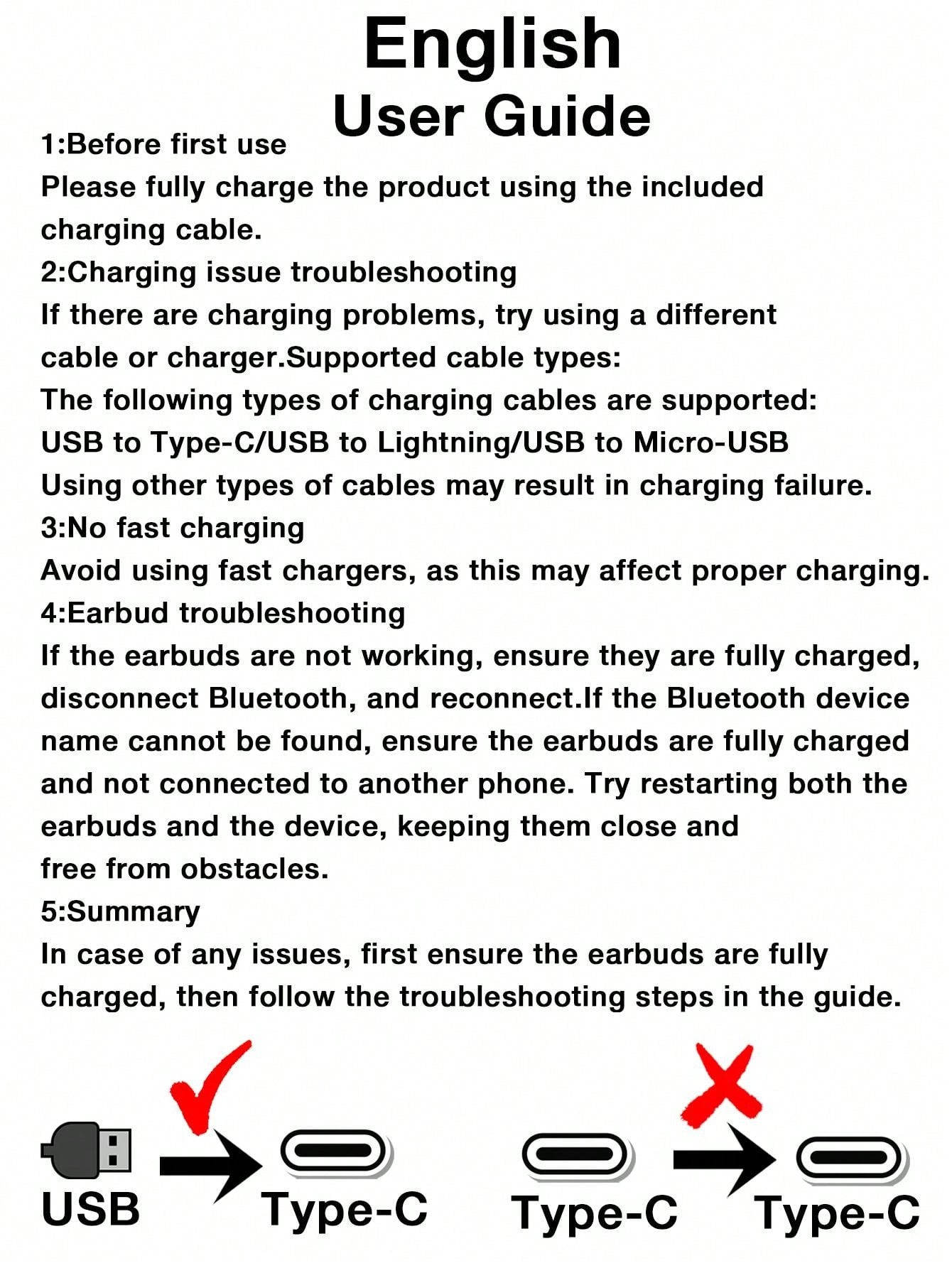Wireless Earbuds, 600mAh Battery Capacity, Dual LED Display, 48H Playtime, IPX4 Waterproof Earphones Call Clear With Microphone In-Ear BT Headphones Comfortable For Music, Games, Sport, Gifts