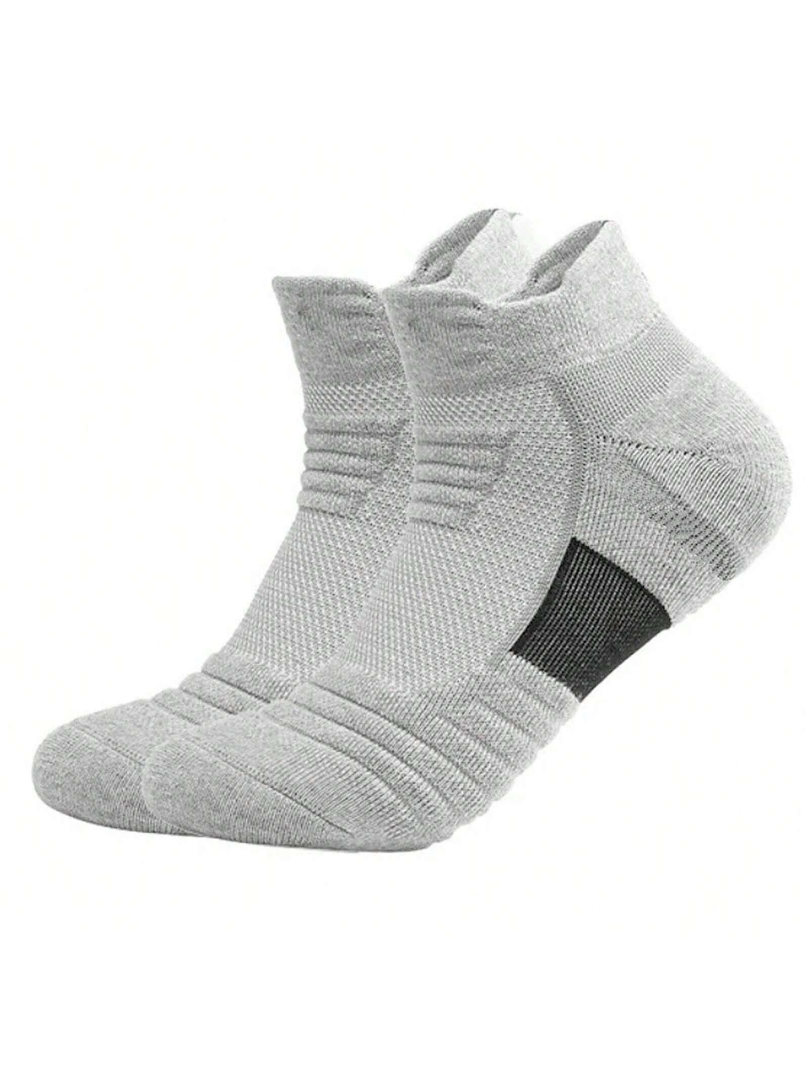 3Pairs Marathon Compression Socks - Ultra-Thin, Breathable, Moisture-Wicking, Arch Support, Calf Sleeves For Outdoor Fitness, Sports, Running, Hiking, Cycling, And Athletic Performance - Short Socks For Men And Women