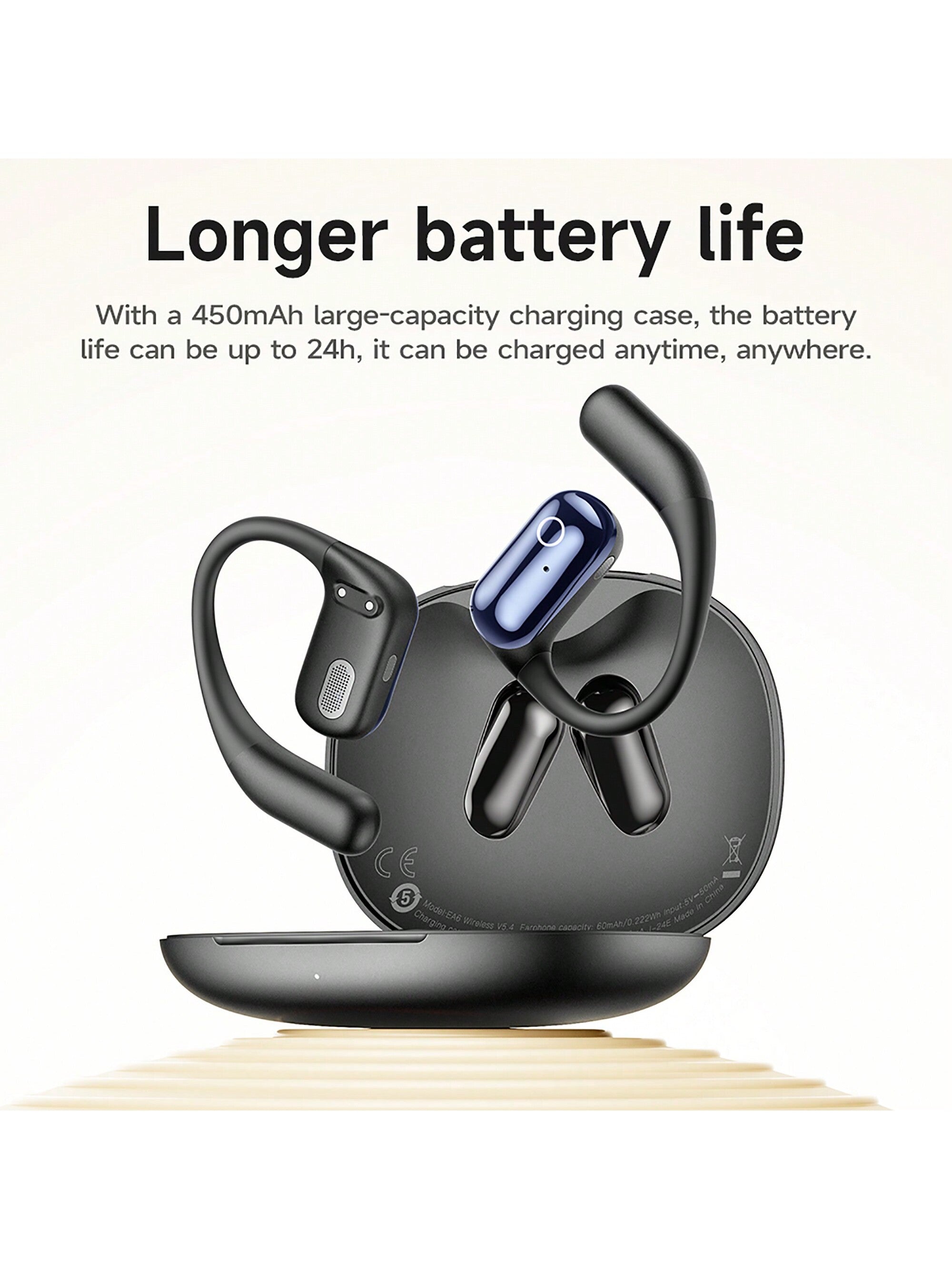 HOCO Open-Ear True Wireless Bluetooth Earphones, Lightweight