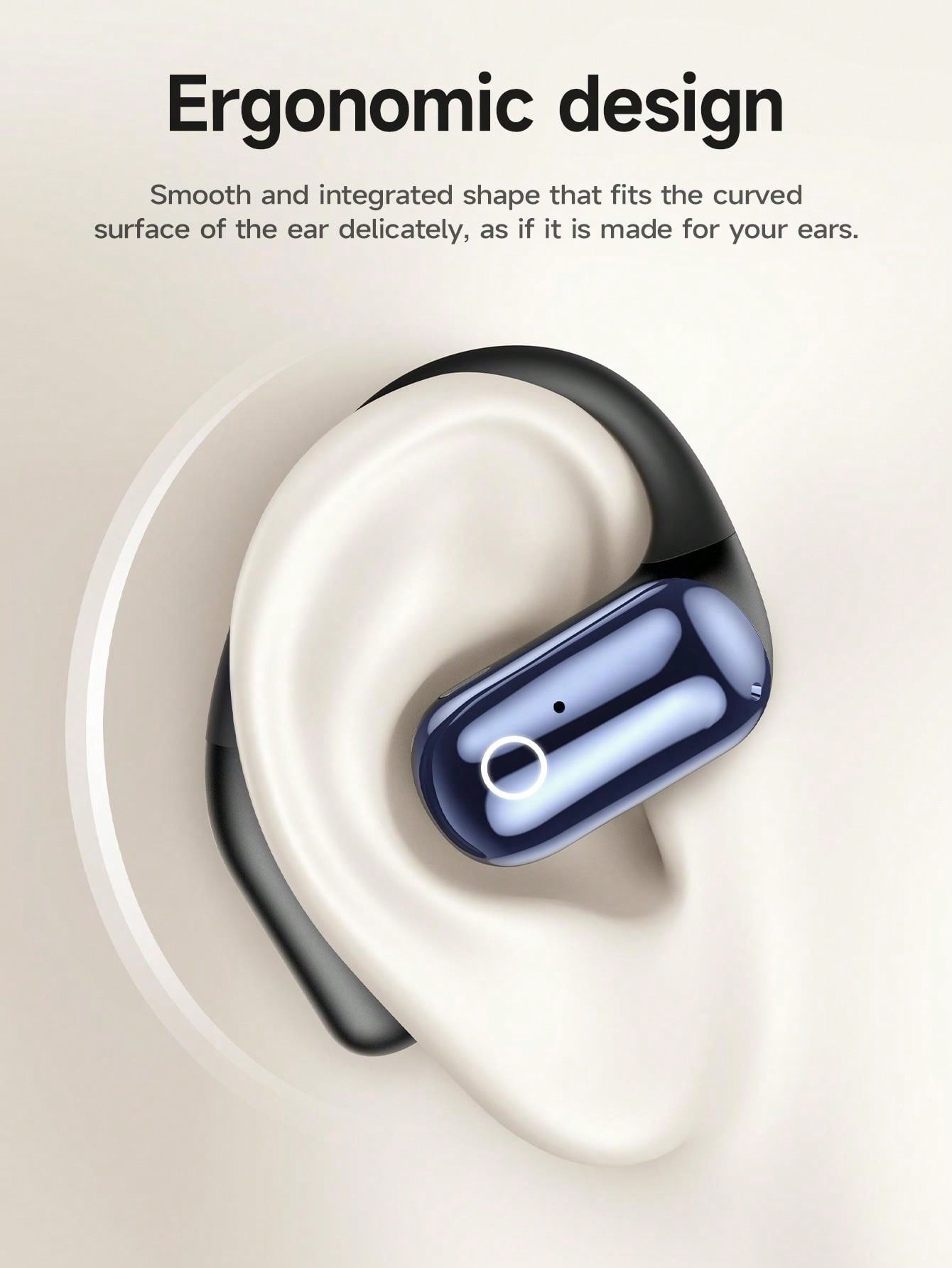 HOCO Open-Ear True Wireless Bluetooth Earphones, Lightweight