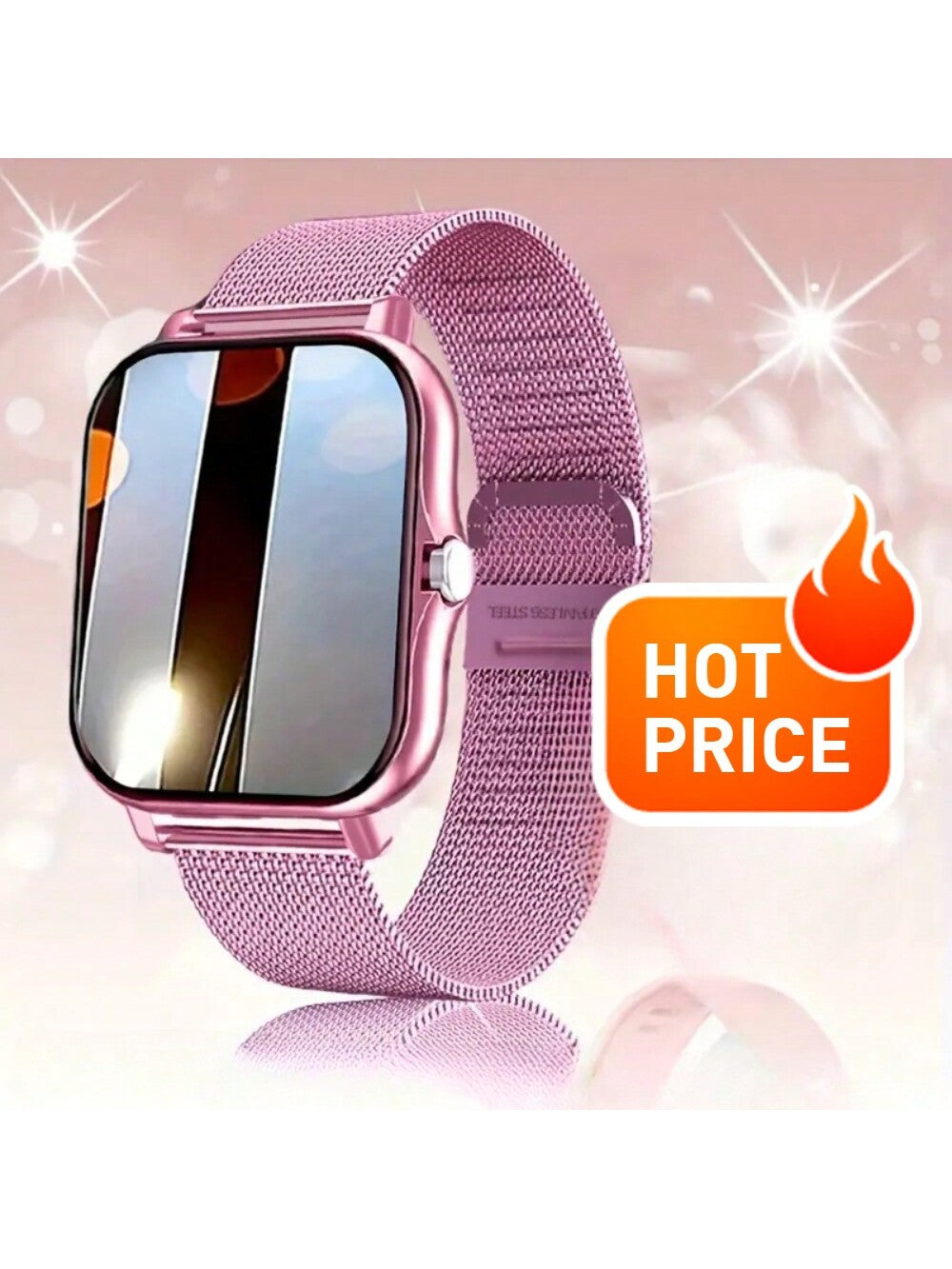 Smart Watch Full Touch Screen: With Sleep Tracker, Wireless Call, Pedometer, Music Control, Games, Fitness Smart Bracelet For Android/ IOS Phones, Perfect For Women