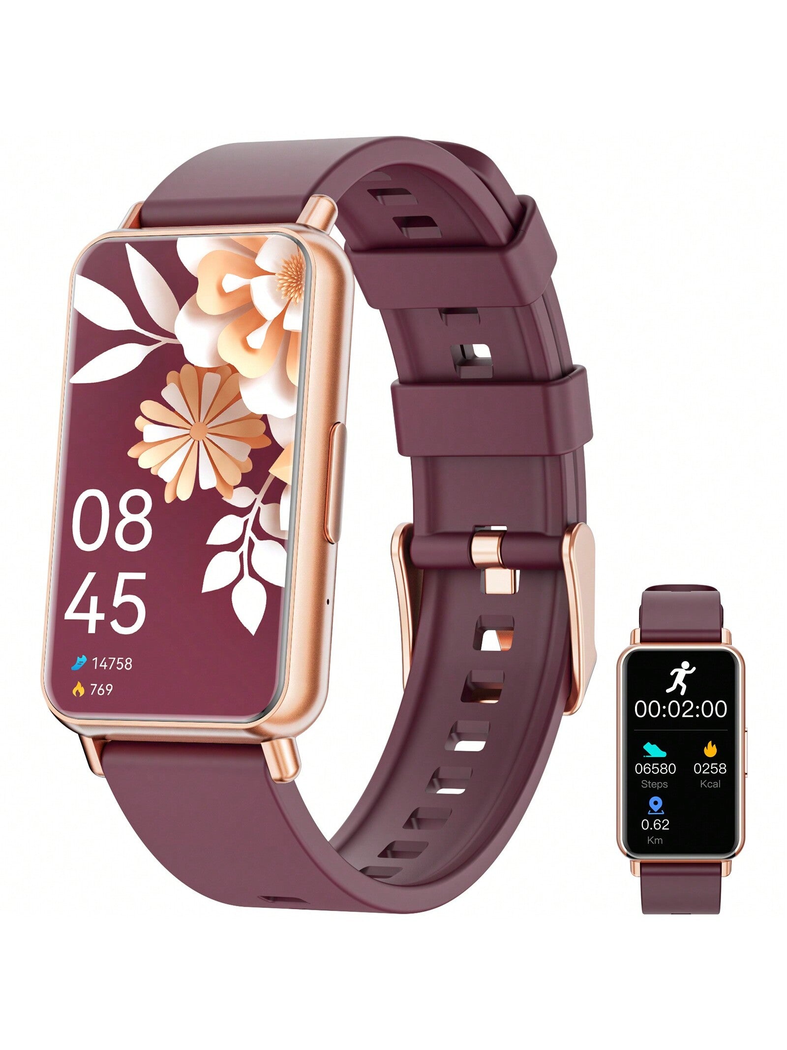 Hwagol 1.45-Inch Smart Watch, Sports And Fitness Tracker, Compatible With Android IPhone, Women's Smart Watch, Sleep Monitoring Watch/100 Sports Modes, Step Counting And Calorie Men's Smart Watch
