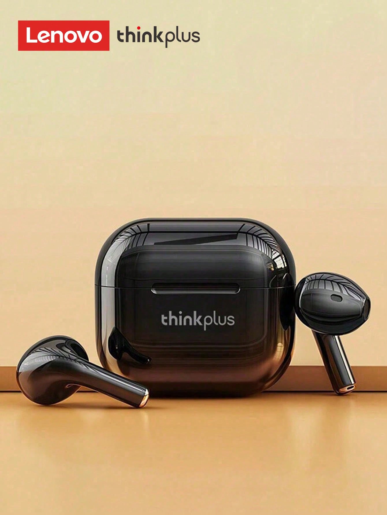 Lenovo LP23 Bluetooth Earphone, In-Ear Design, Stereo Surround Sound, Bass Boost, Dual Mode, HD Mic, Passive Noise Canceling, Compact