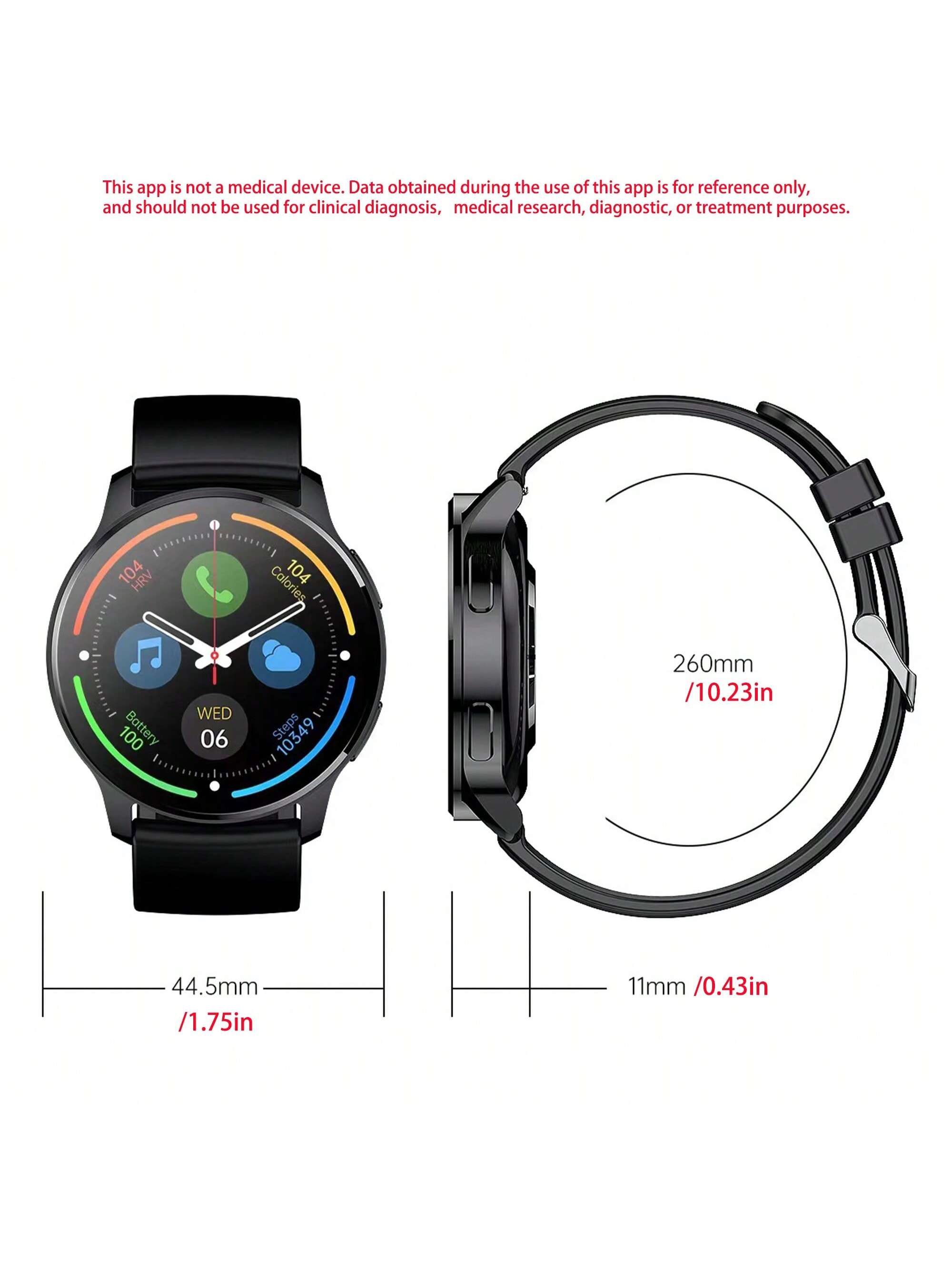 FITCXJX Smart Watch For Men, Smart Fitness Watch For Women, Call Integration, Multi Sports Modes,Wireless Call Smart Watch For Android And For IPhone, Fitness Tracker, Sleep Monitoring,Step Caloric,Call Information Prompt, Multi-Function Smart Watch