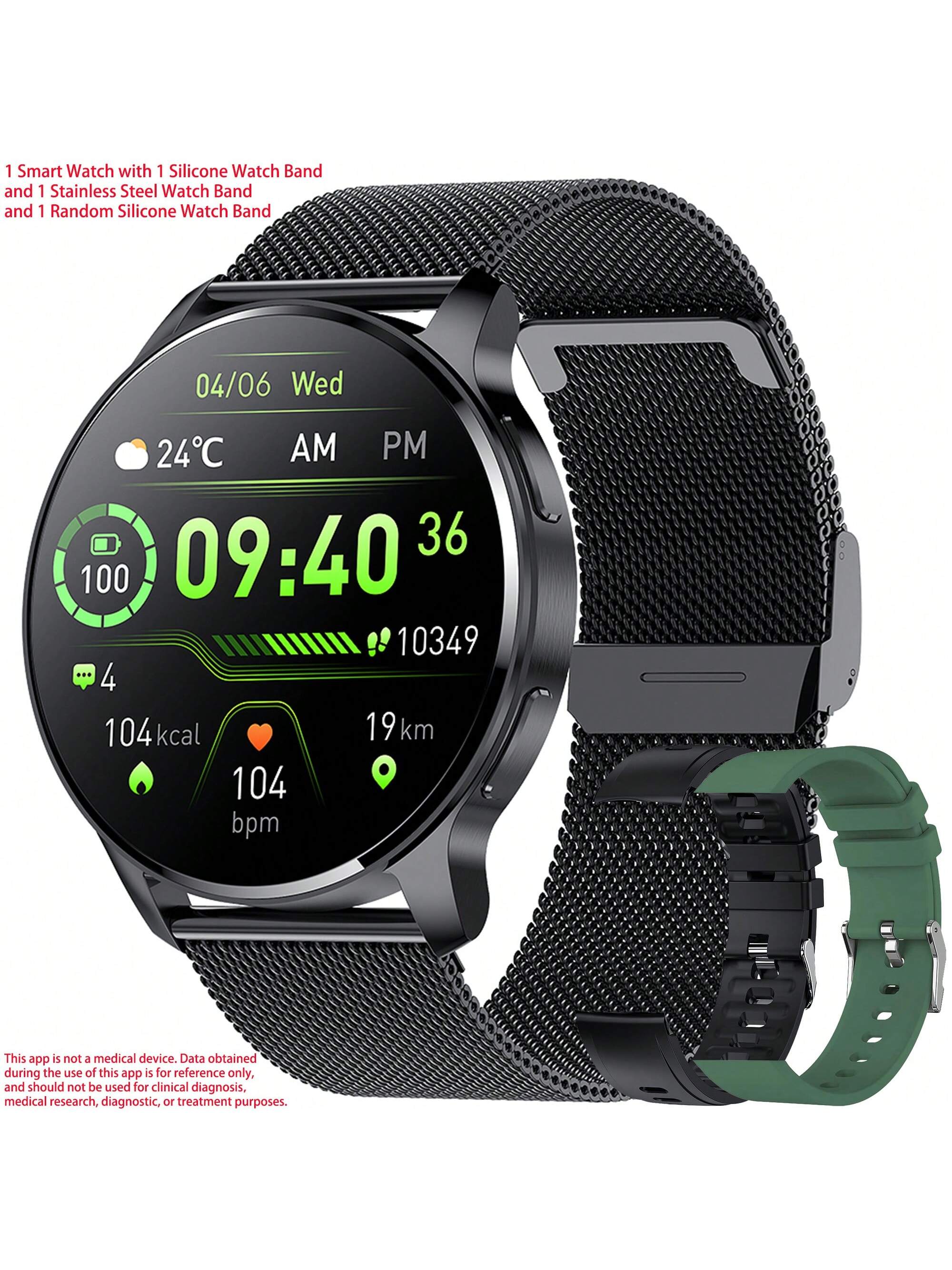 FITCXJX Smart Watch For Men, Smart Fitness Watch For Women, Call Integration, Multi Sports Modes,Wireless Call Smart Watch For Android And For IPhone, Fitness Tracker, Sleep Monitoring,Step Caloric,Call Information Prompt, Multi-Function Smart Watch