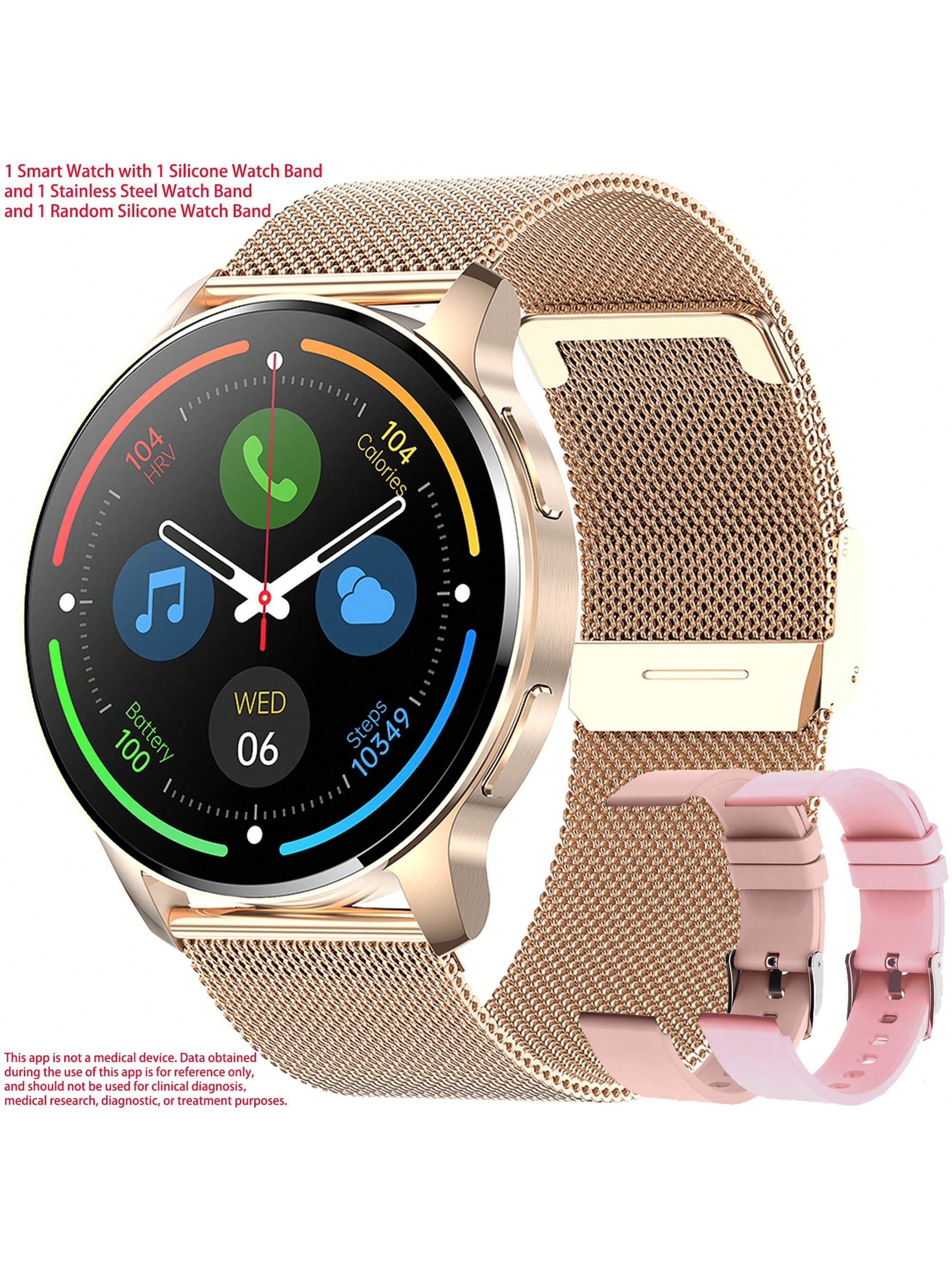 FITCXJX Smart Watch For Men, Smart Fitness Watch For Women, Call Integration, Multi Sports Modes,Wireless Call Smart Watch For Android And For IPhone, Fitness Tracker, Sleep Monitoring,Step Caloric,Call Information Prompt, Multi-Function Smart Watch