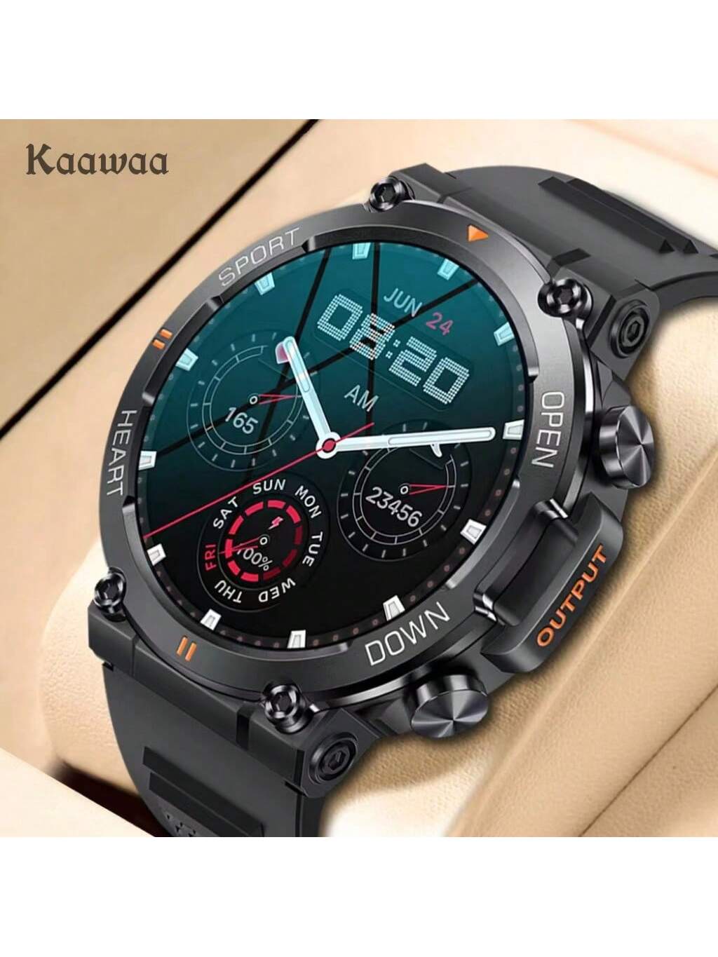 New 1.39" Wireless Call Smart Watch Men Sports Fitness Tracker Smartwatch For Android IOS 400mAh