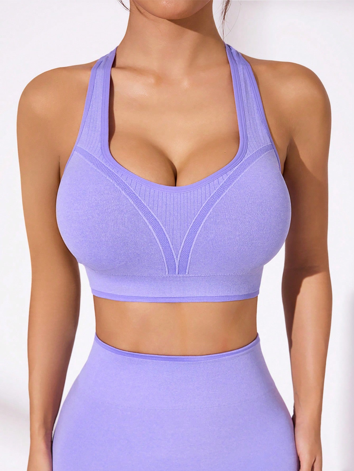 Sport Seamluxe Women's Solid Color Sleeveless Hollow Casual Top