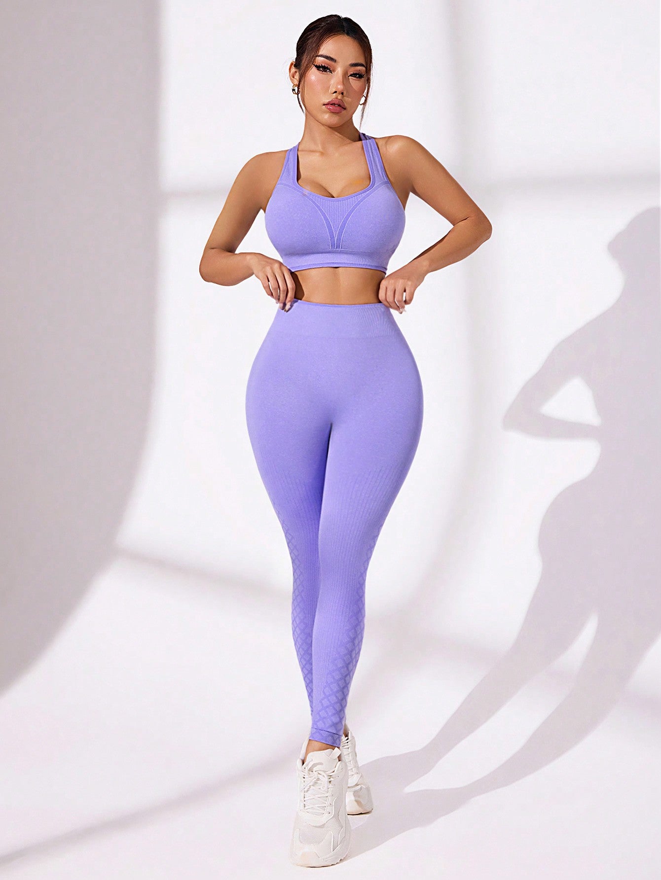Sport Seamluxe Women's Solid Color Sleeveless Hollow Casual Top