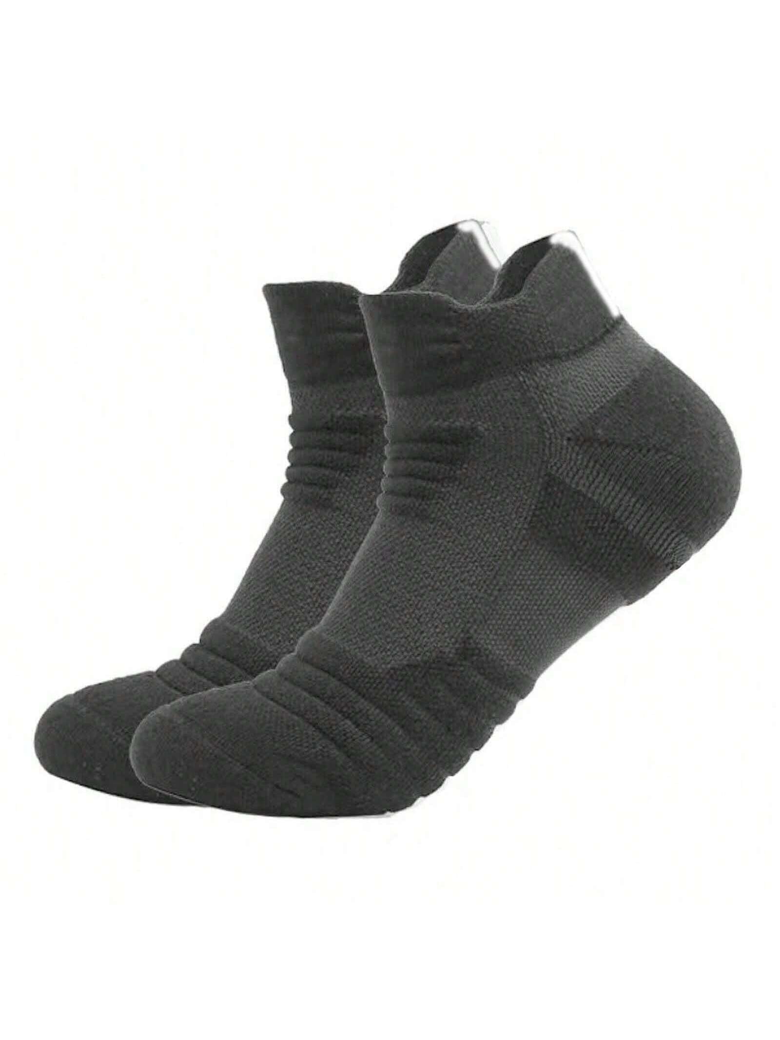 3Pairs Marathon Compression Socks - Ultra-Thin, Breathable, Moisture-Wicking, Arch Support, Calf Sleeves For Outdoor Fitness, Sports, Running, Hiking, Cycling, And Athletic Performance - Short Socks For Men And Women