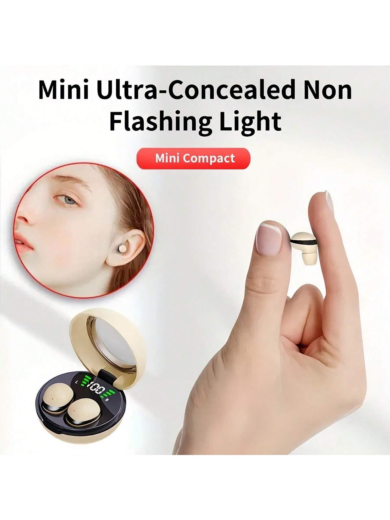 True Wireless Earbuds - Ultra-Compact, Sleep-Friendly, Noise-Cancelling, Long Battery Life - Perfect For Sports