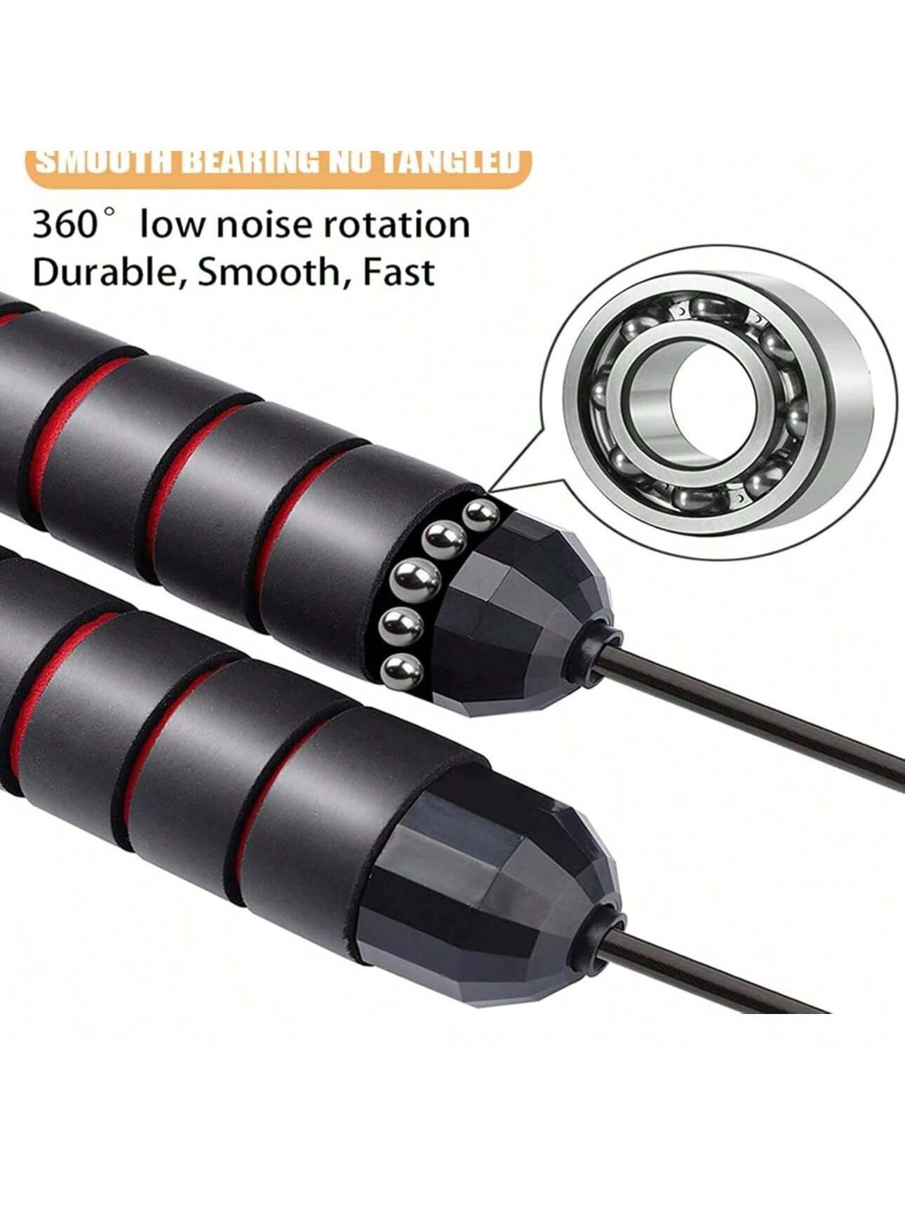2pcs Professional Steel Wire Jump Rope For Adults - Ideal For Indoor/Outdoor Sports, Fitness Training, And Weight Loss - Lightweight 2.8 Meters Long For Effective Cardio And Weight Loss Training