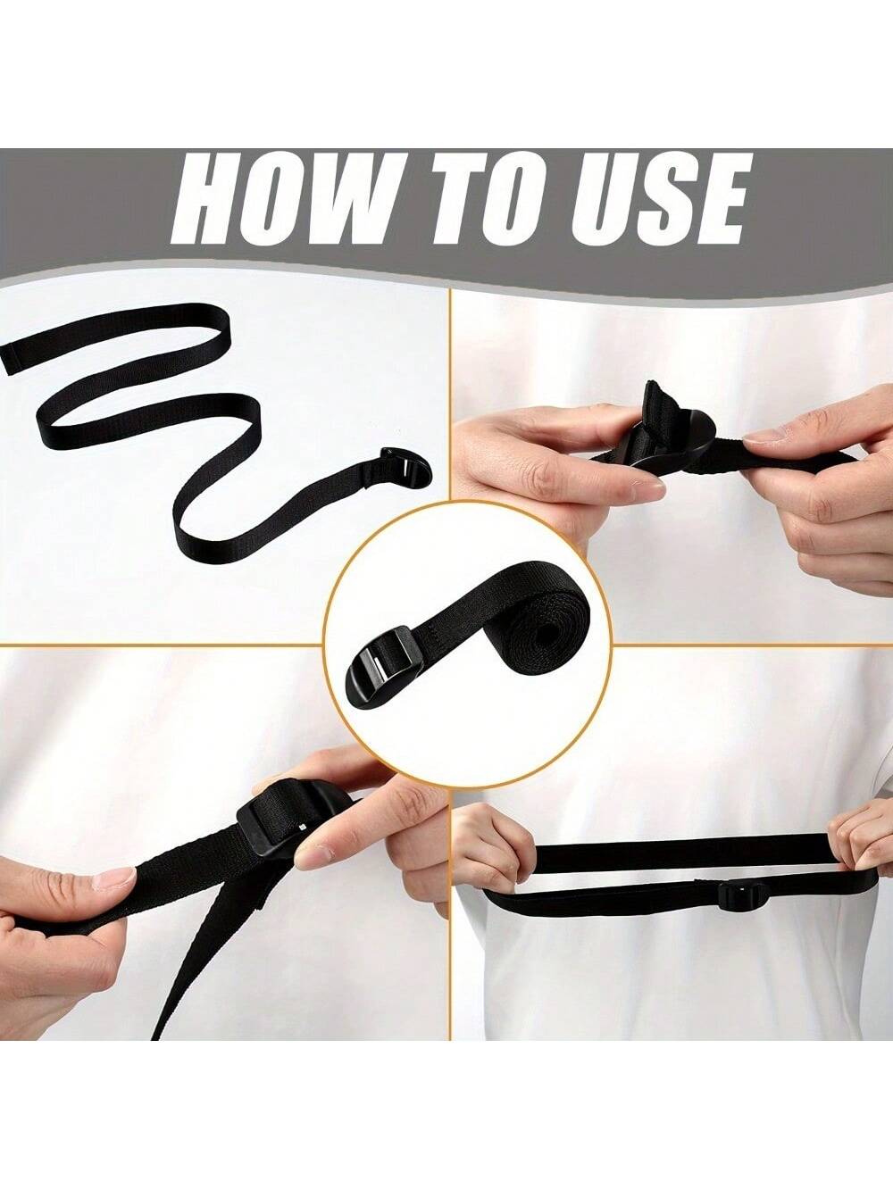 1 Pc Universal Nylon Wrist Support Strap, Non-Slip Grip For Arm Wrestling, 40 Inch Length